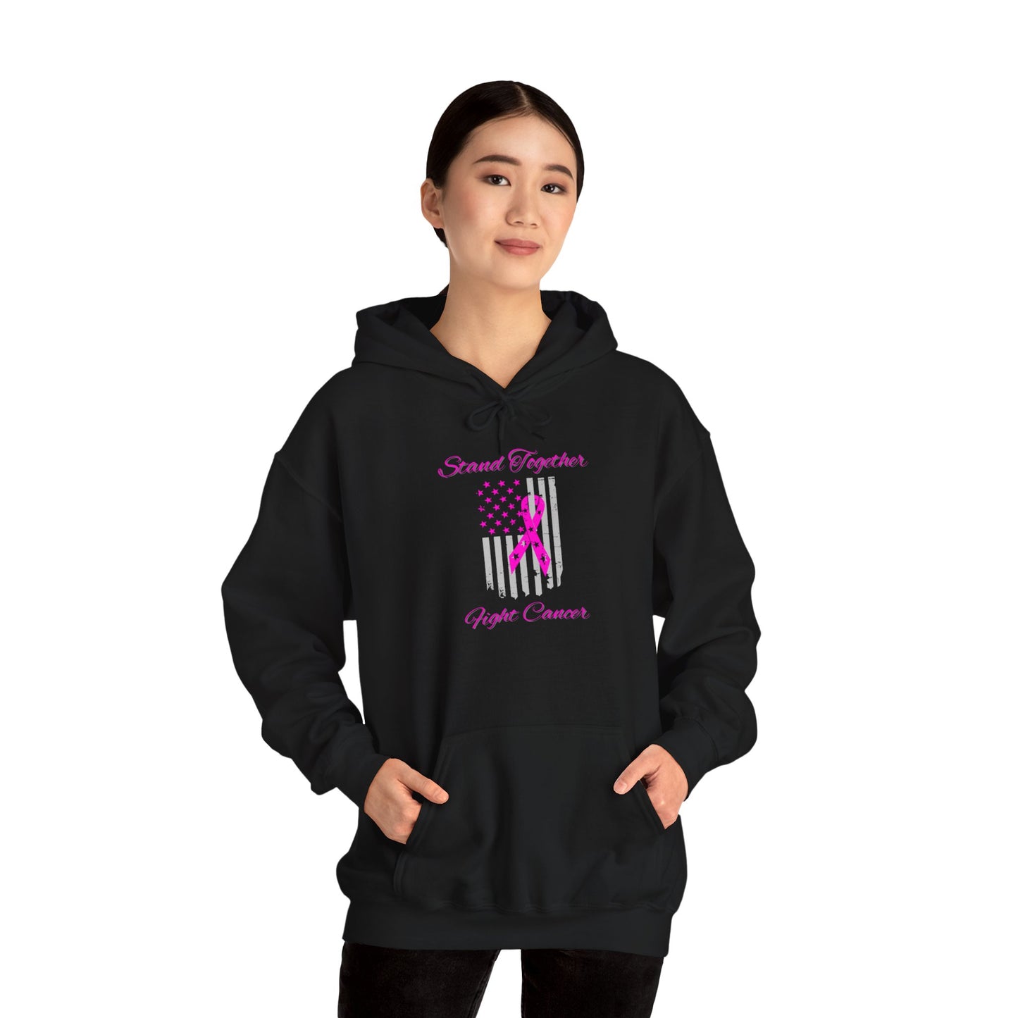 Stand Together Fight Breast Cancer Unisex Heavy Blend™ Hooded Sweatshirt