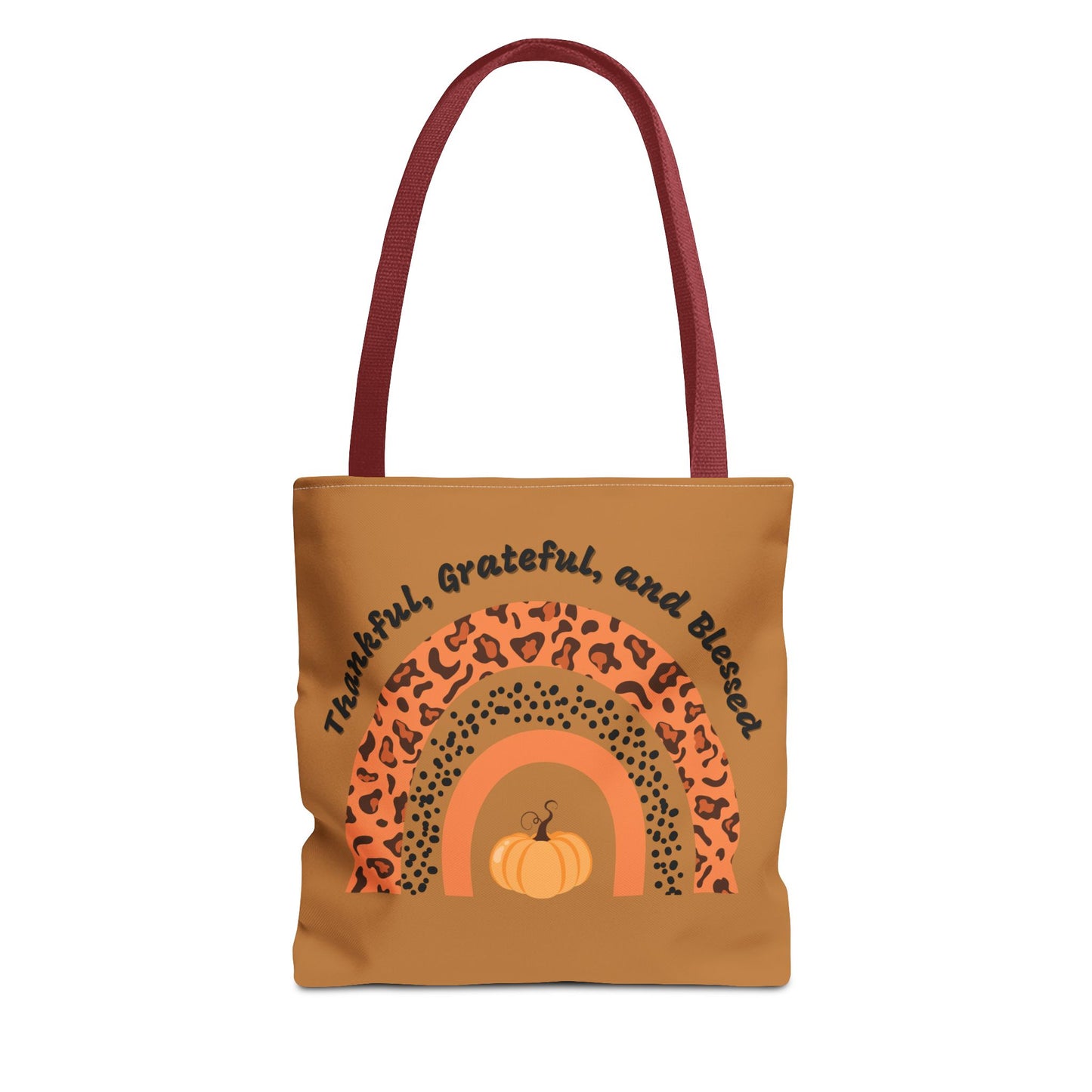 Thankful, Grateful, Blessed Tote Bag (AOP)