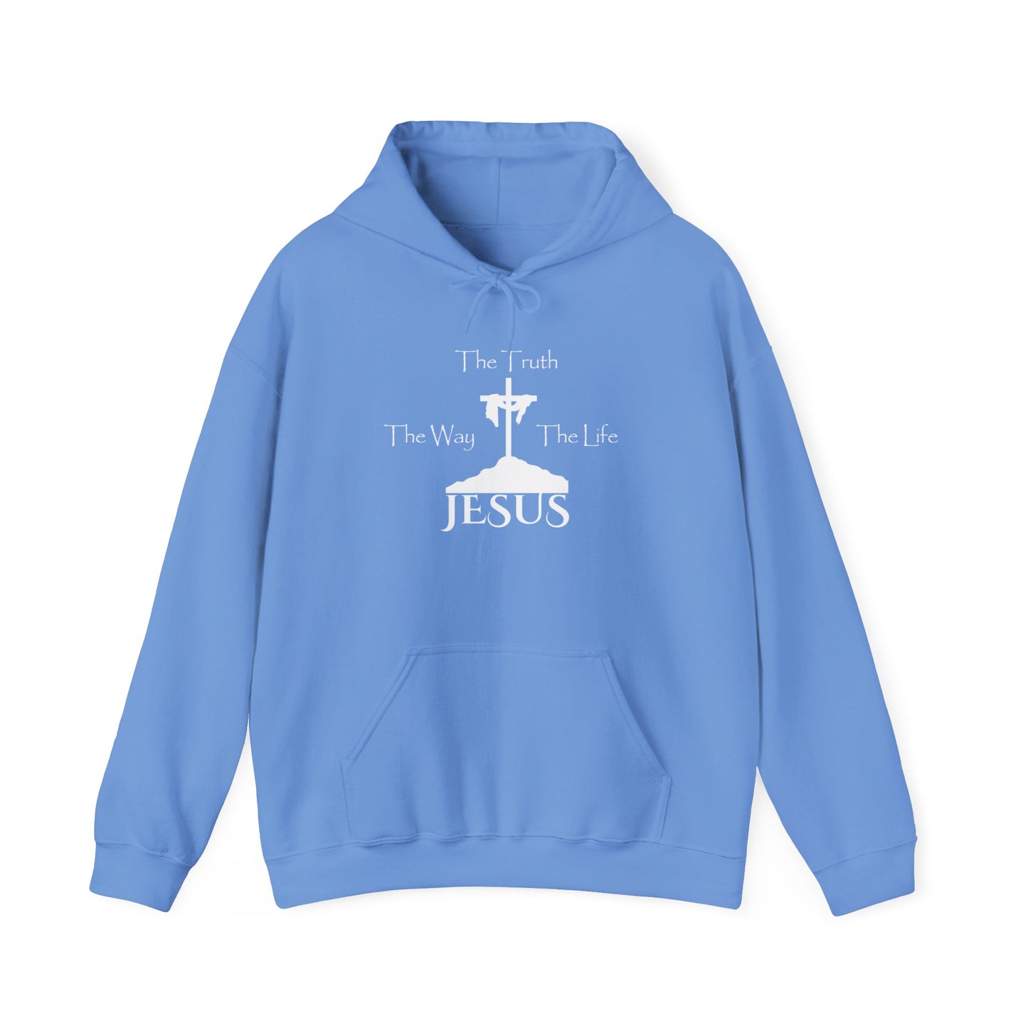 Jesus The Way The Truth The Life Unisex Heavy Blend™ Hooded Sweatshirt