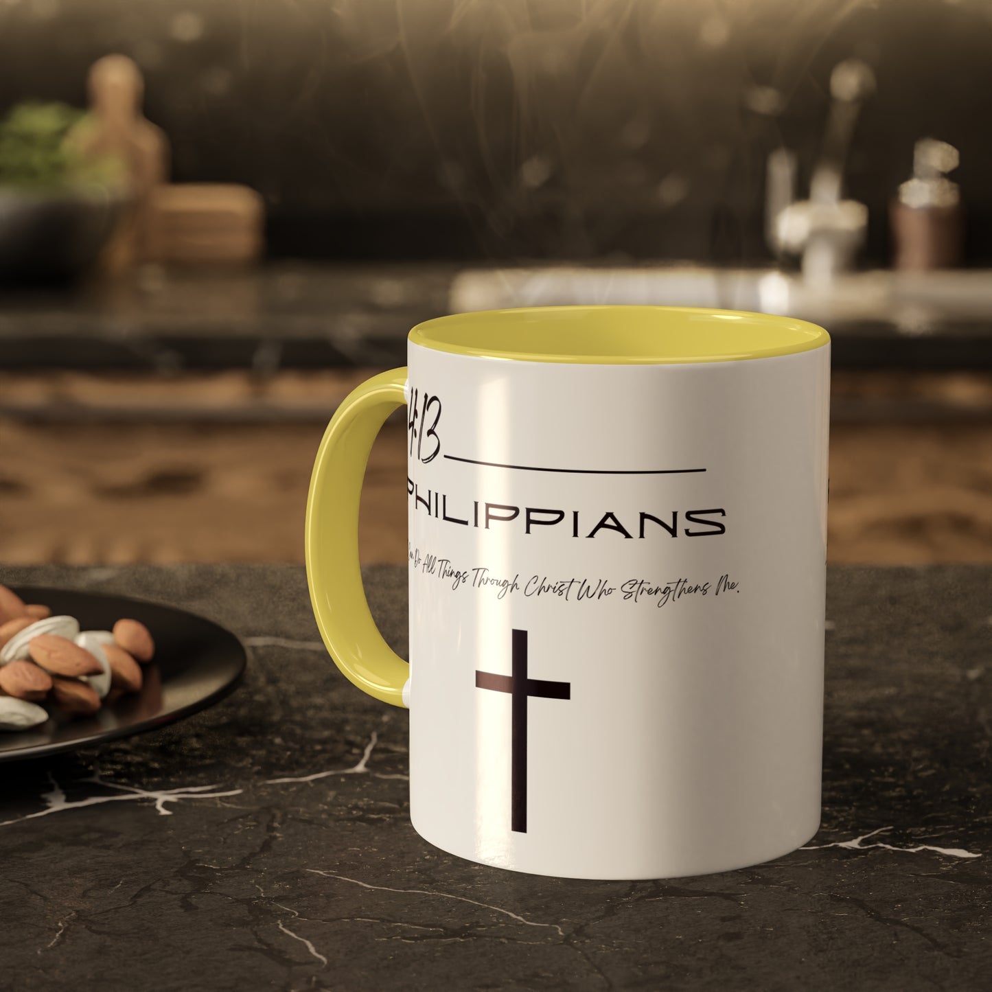 Philippians 4:13 Colorful Mugs, 11oz