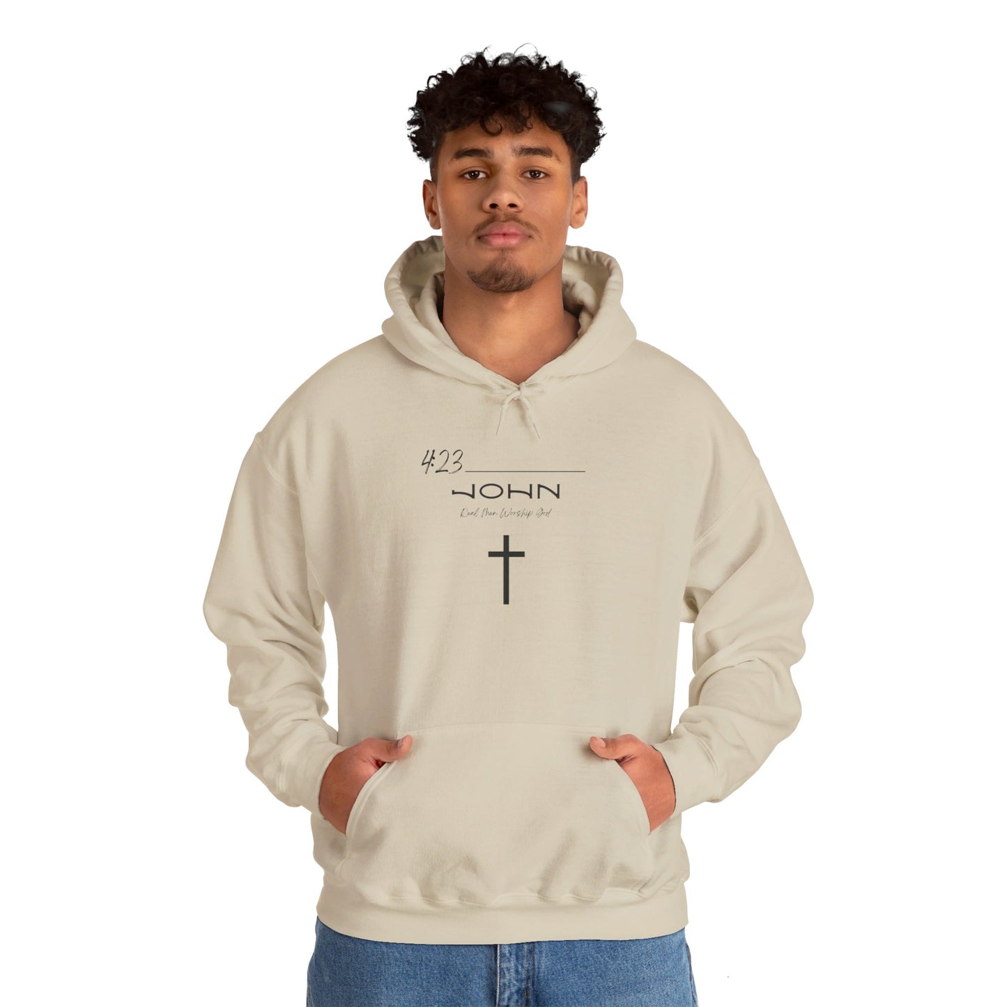 John 4:23 Unisex Heavy Blend™ Hooded Sweatshirt