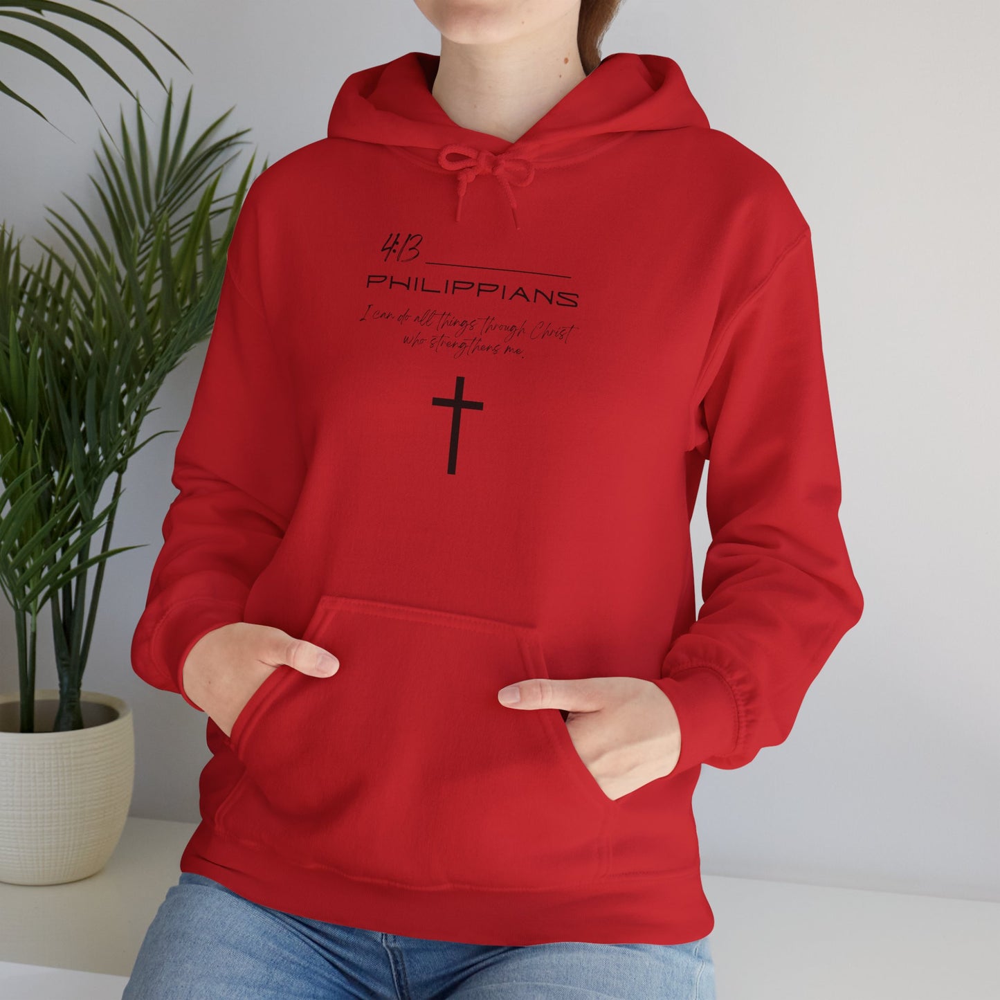 Philippians 4:13 Unisex Heavy Blend™ Hooded Sweatshirt