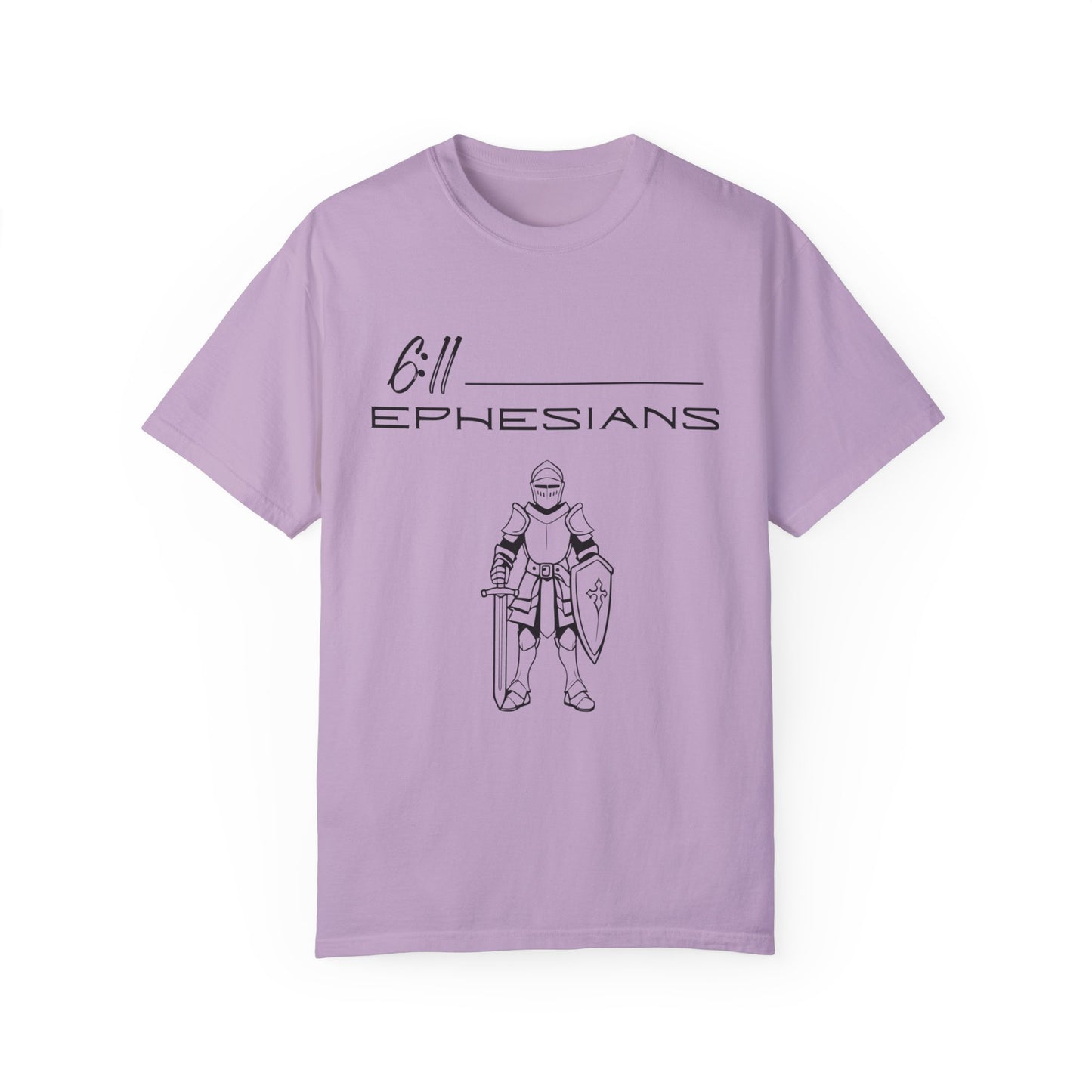 Ephesians 6:11 Armor w/Full Scripture on Back Unisex Garment-Dyed T-shirt