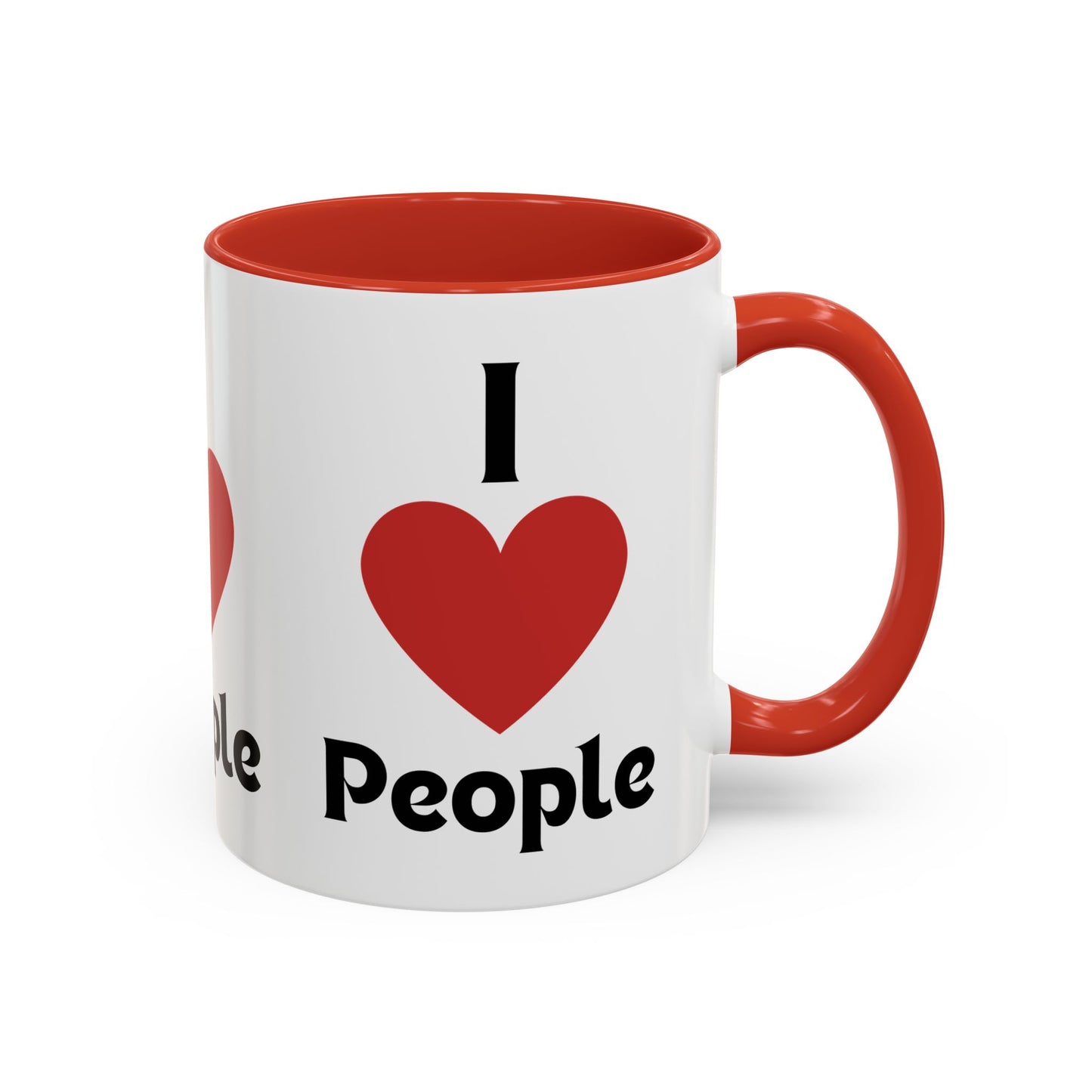 I love People Accent Coffee Mug (11, 15oz)