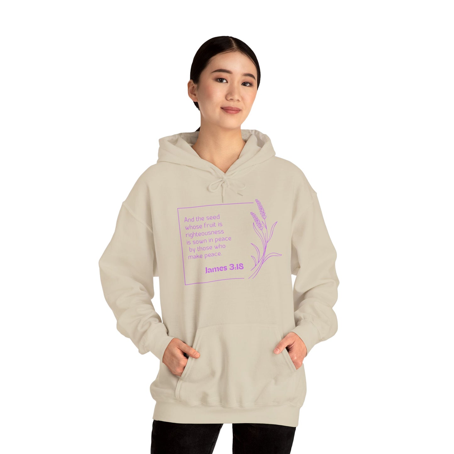 James 3:18 Unisex Heavy Blend™ Hooded Sweatshirt