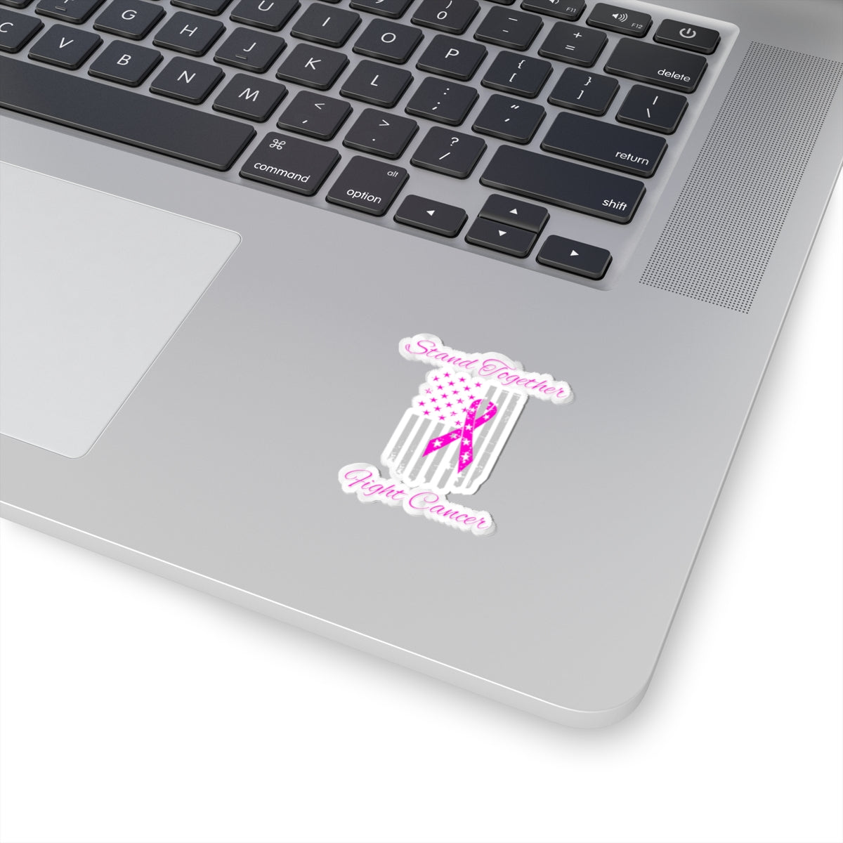 Stand Together Fight Breast Cancer Kiss-Cut Stickers