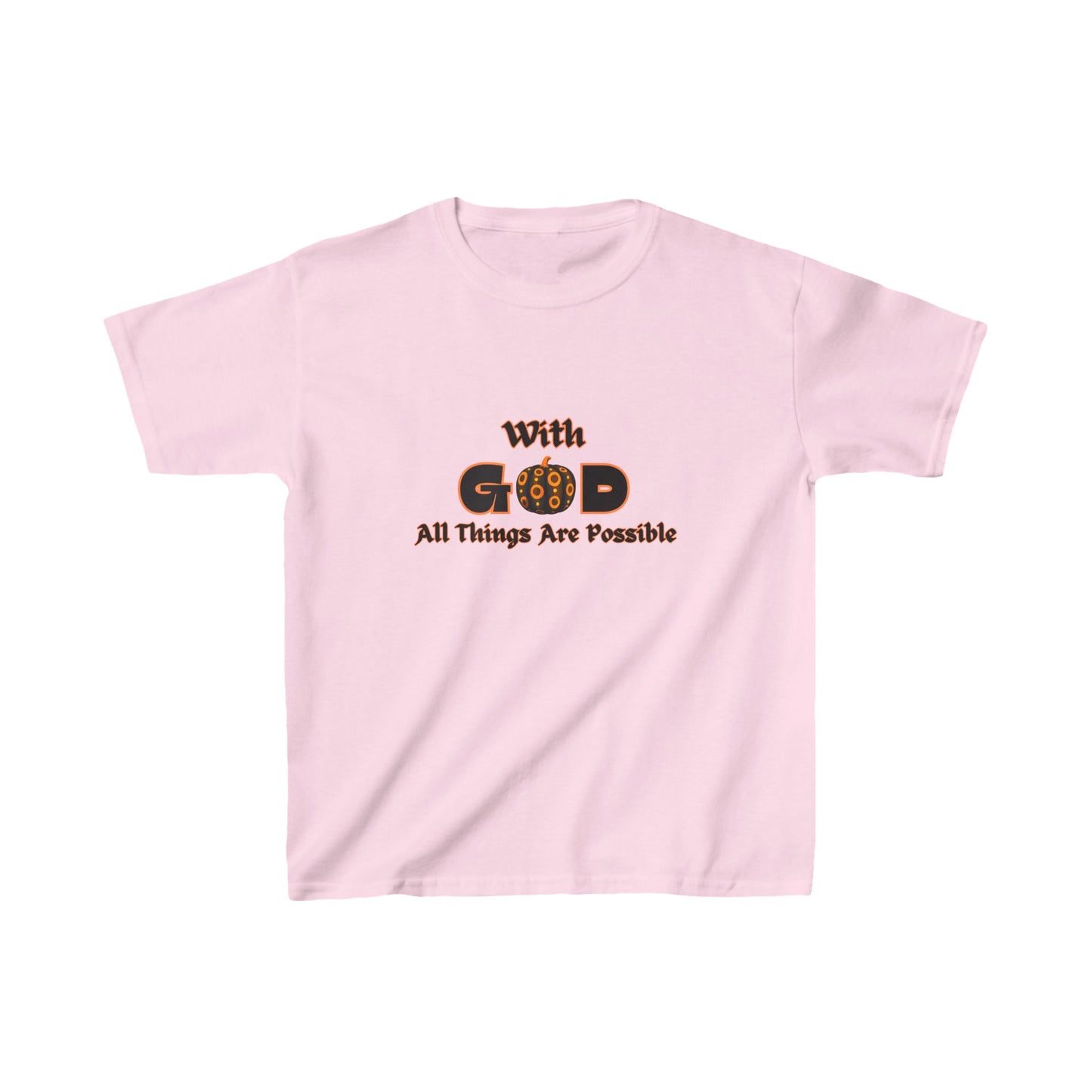 With God All Things Are Possible Kids Heavy Cotton™ Tee