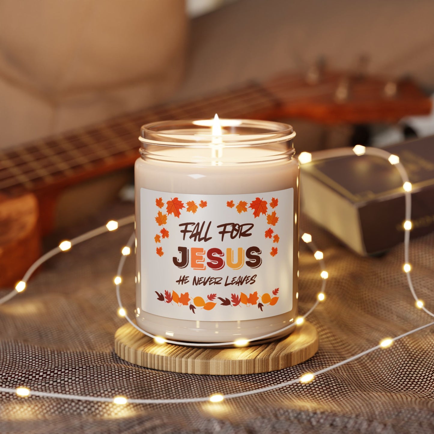 Fall For Jesus Harvest Scented Soy Candle, 9oz