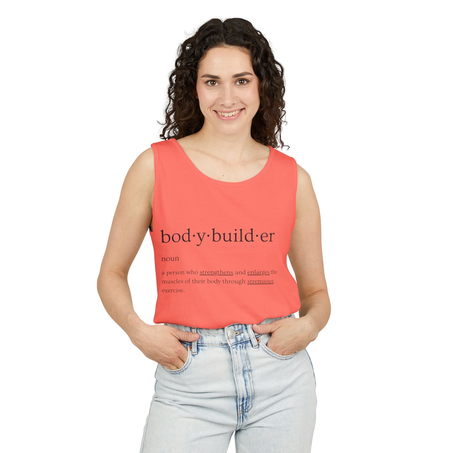 Bodybuilder Definition Unisex Garment-Dyed Tank Top