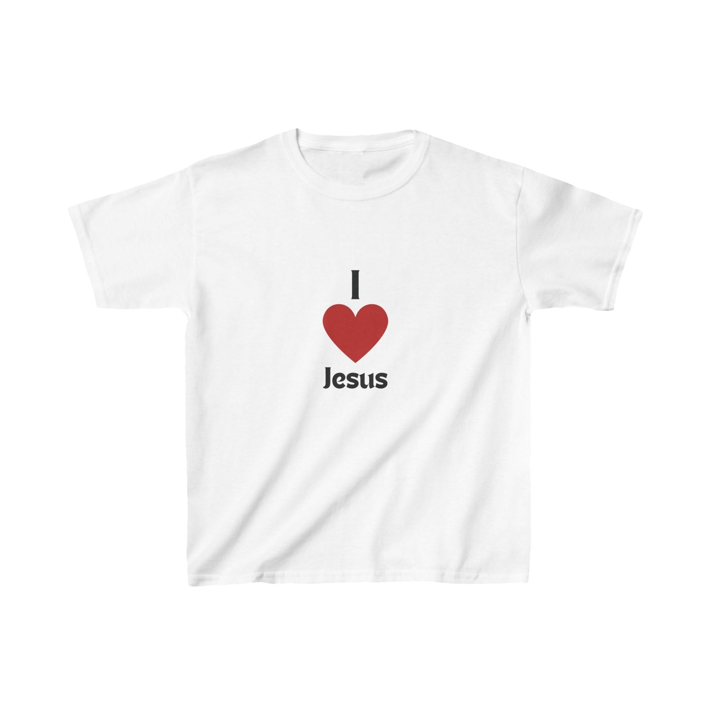 Kids T-Shirt - I Love Jesus Christian Tee