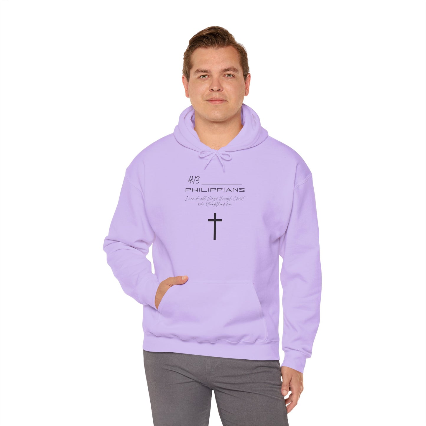 Philippians 4:13 Unisex Heavy Blend™ Hooded Sweatshirt