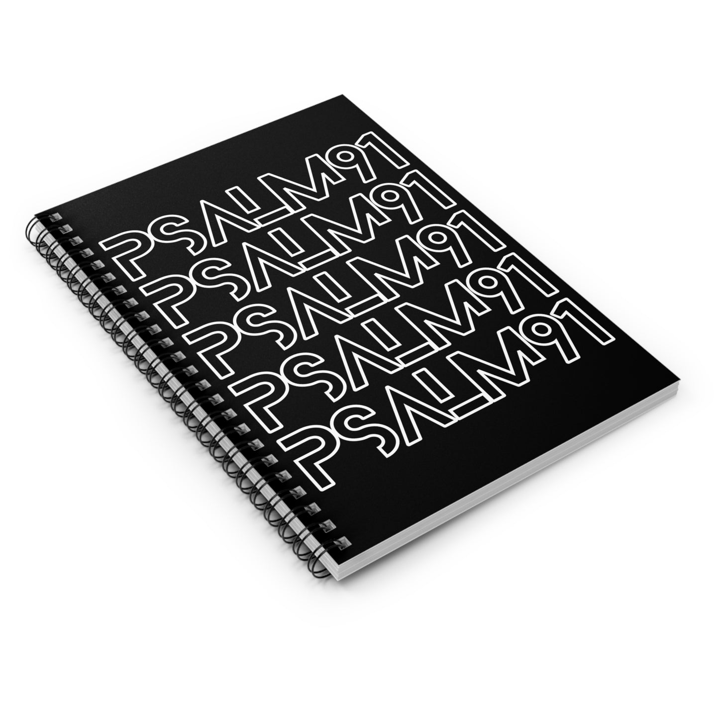 Psalm 91 Spiral Notebook - Ruled Line