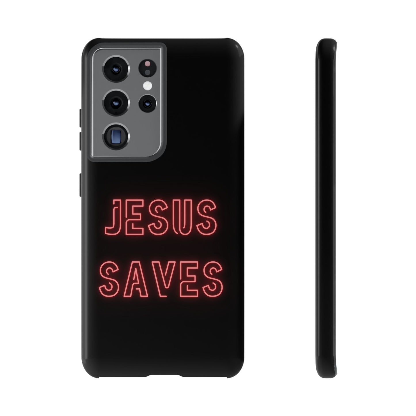 Jesus Saves Neon Signage Tough Cases Iphone Samsung Google