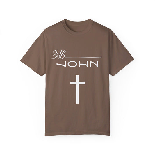 John 3:16 Unisex Garment-Dyed T-shirt