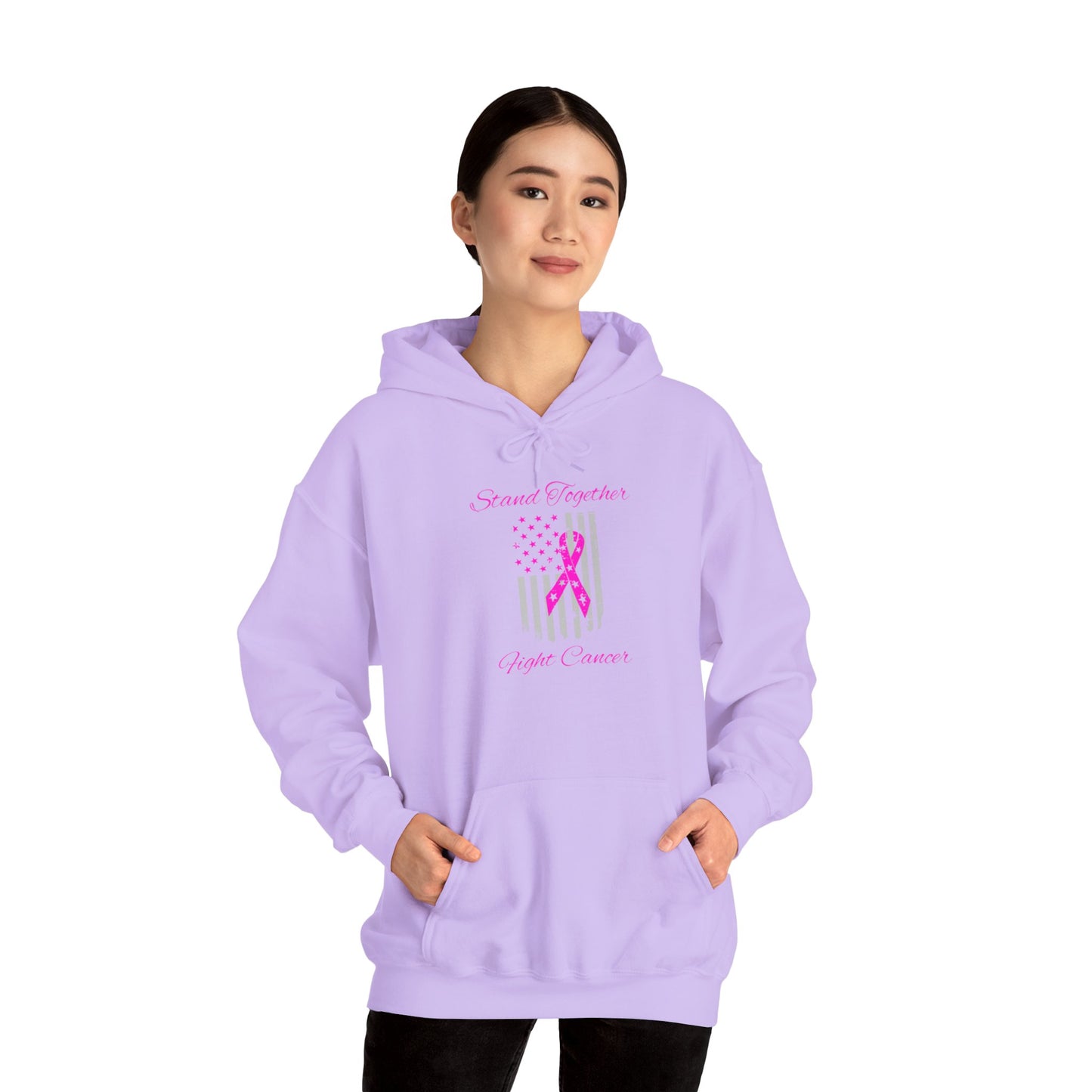 Stand Together Fight Breast Cancer Unisex Heavy Blend™ Hooded Sweatshirt