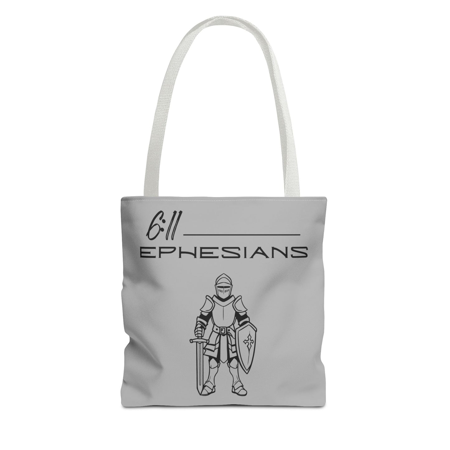 Ephesians 6:11 Full Armor of God Tote Bag (AOP)