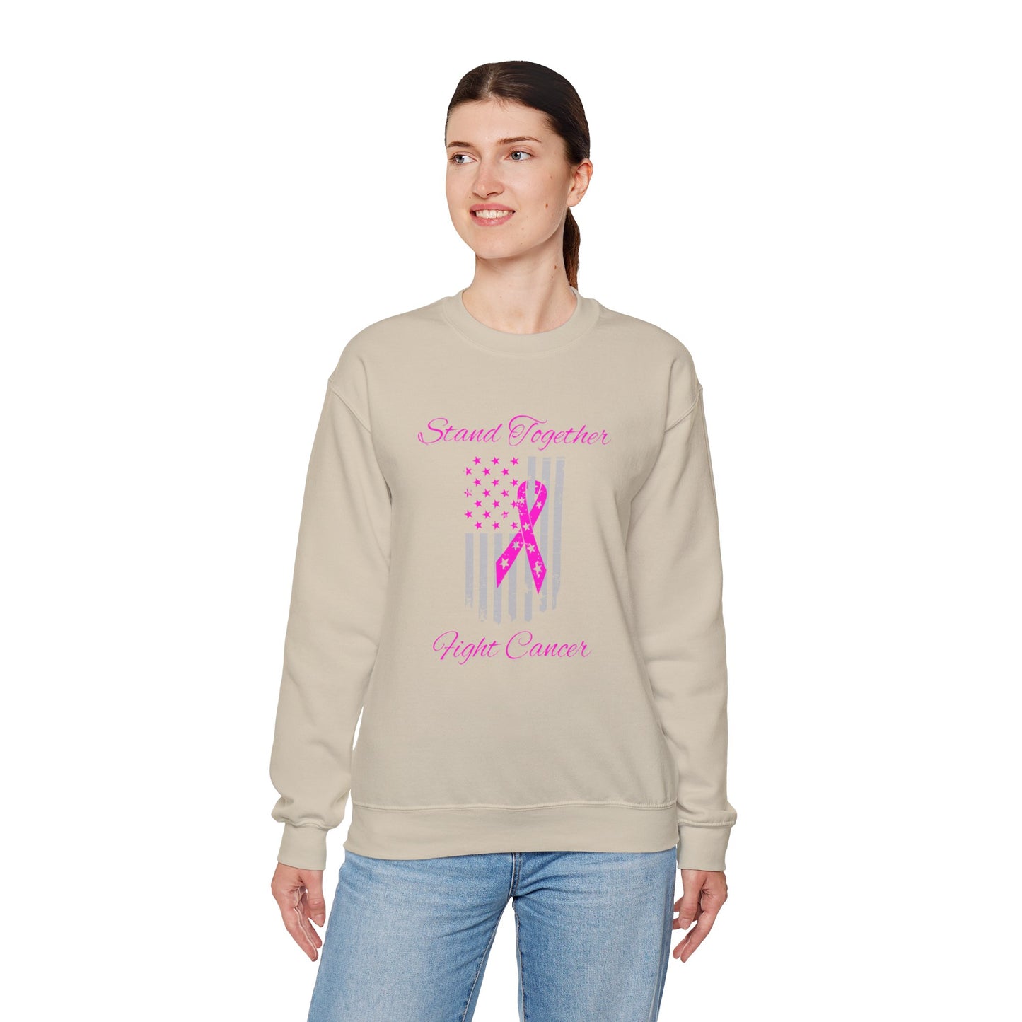 Stand Together Fight Breast Cancer Unisex Heavy Blend™ Crewneck Sweatshirt