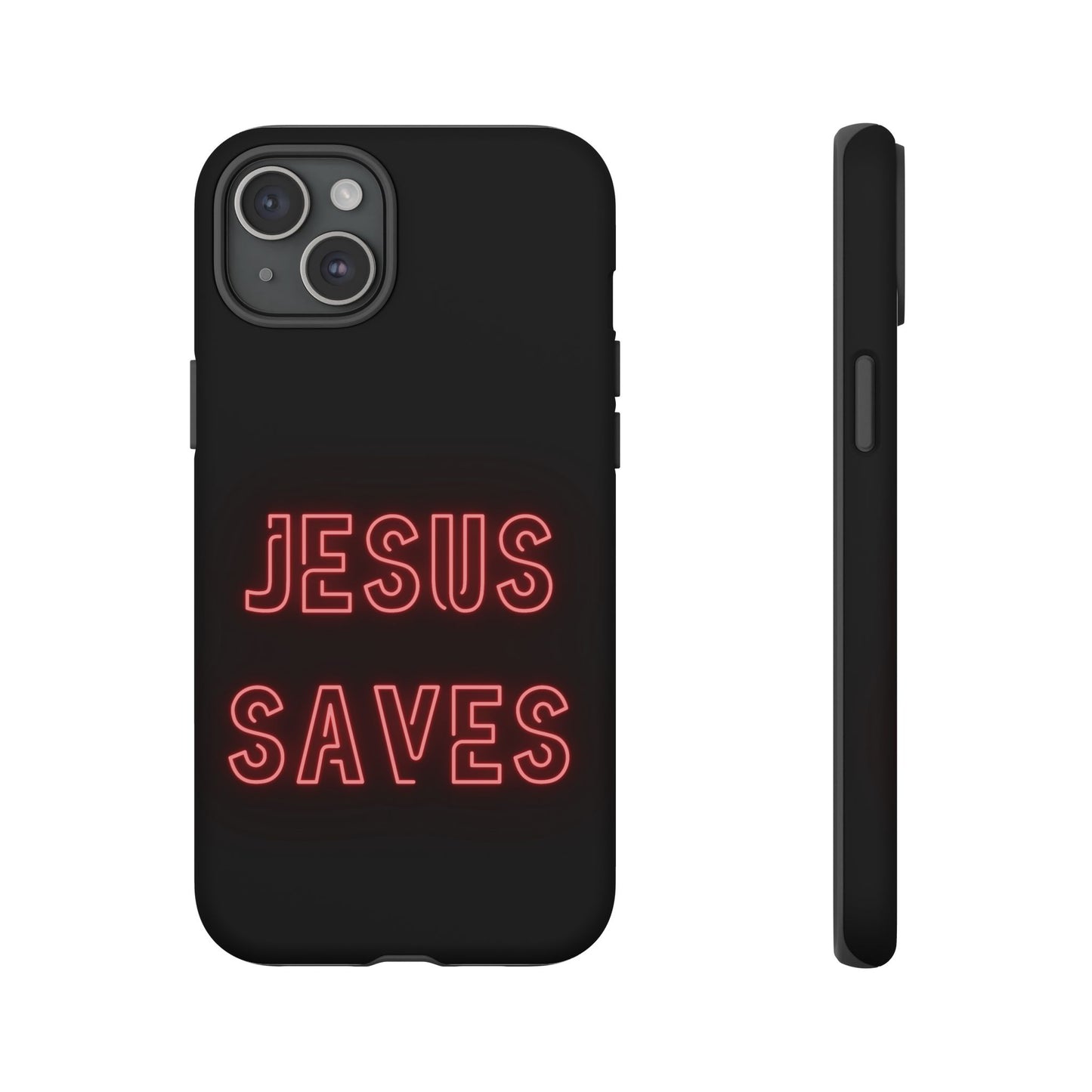 Jesus Saves Neon Signage Tough Cases Iphone Samsung Google