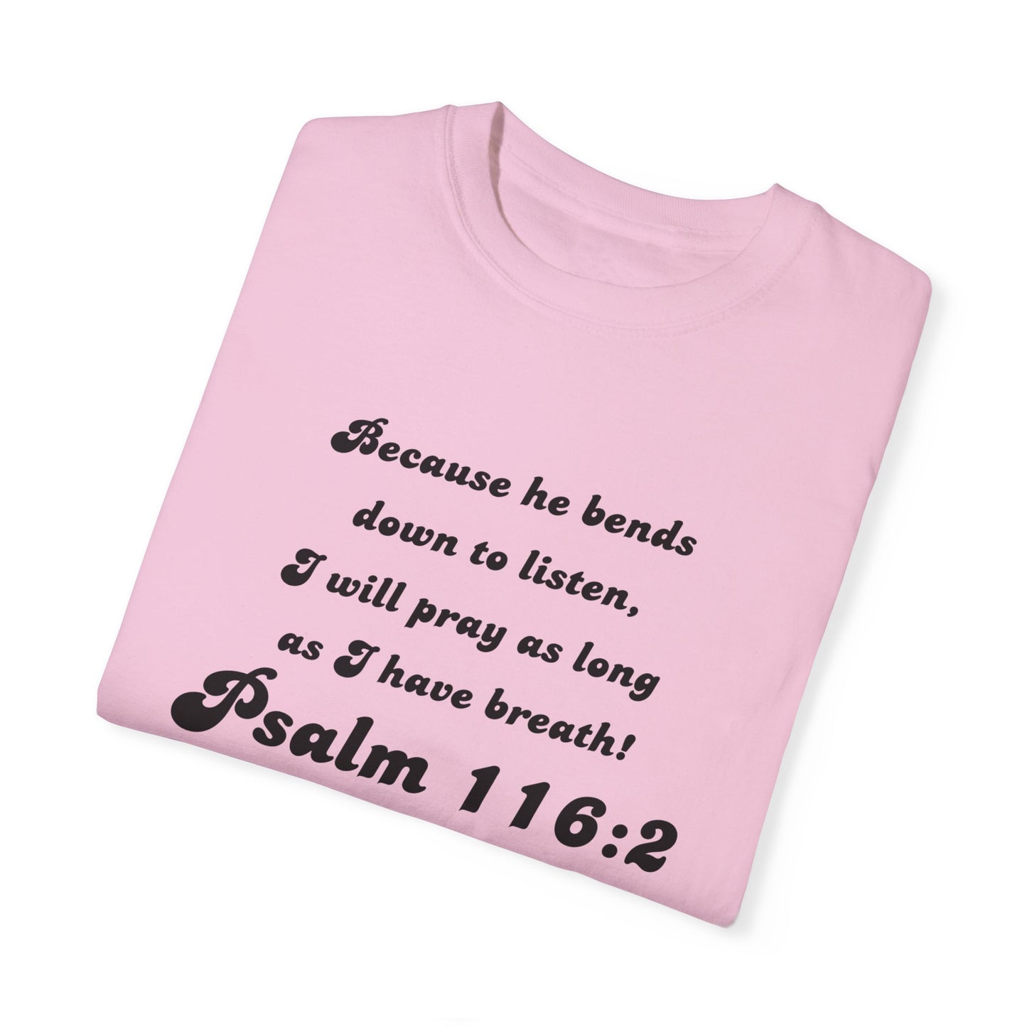 Psalm 116:8 Unisex Garment-Dyed T-shirt