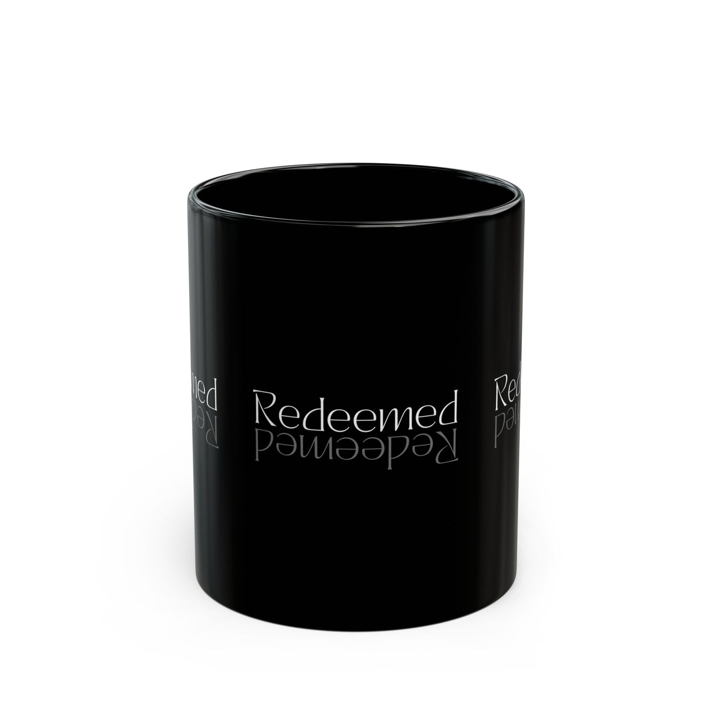 Redeemed Black Mug (11oz, 15oz)