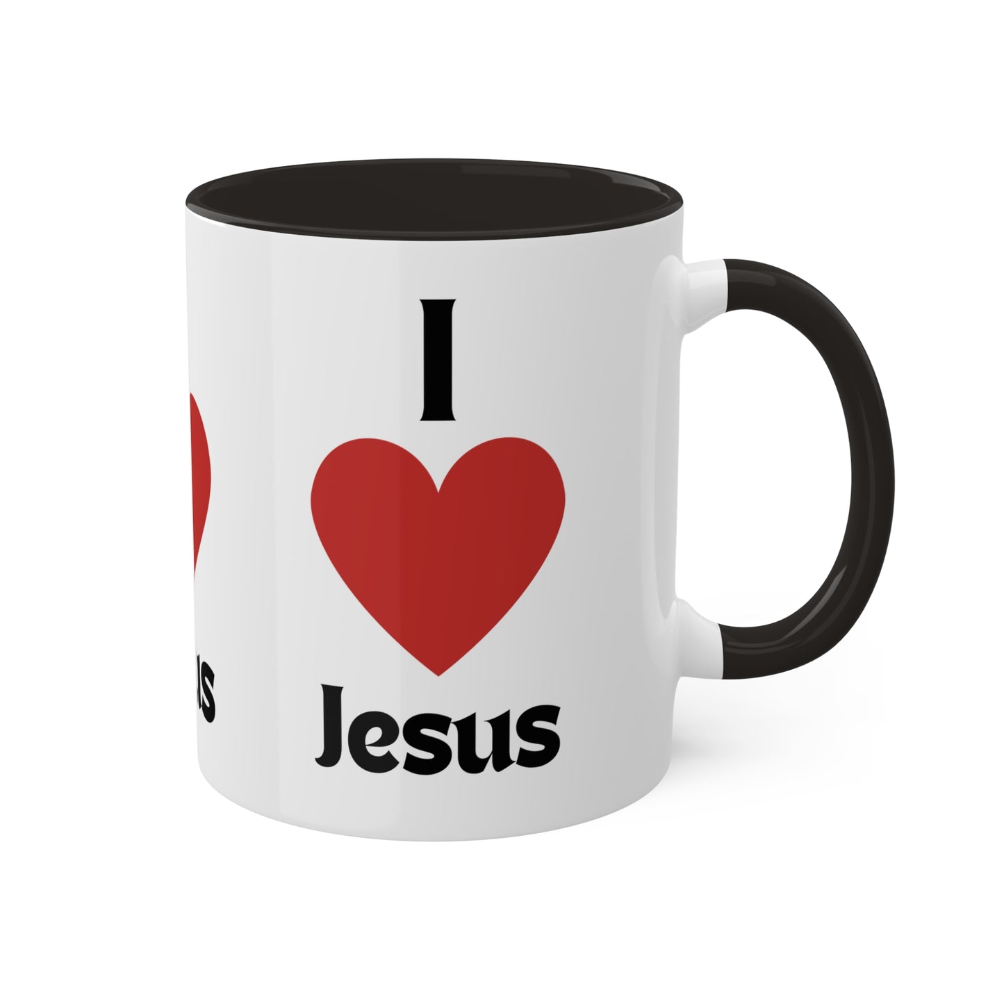 I love Jesus Colorful Mugs, 11oz