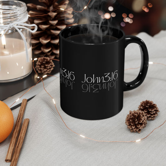 John 3:16 Black Mug (11oz, 15oz)