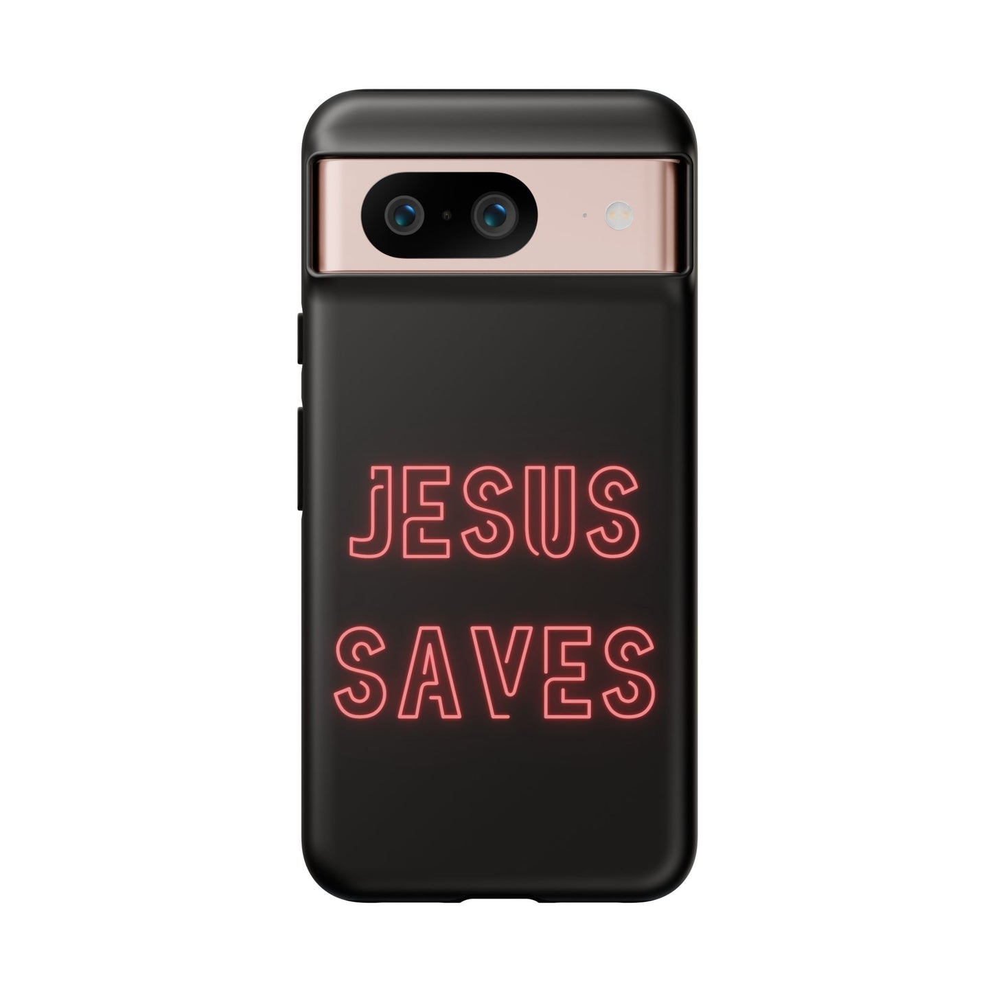 Jesus Saves Neon Signage Tough Cases Iphone Samsung Google