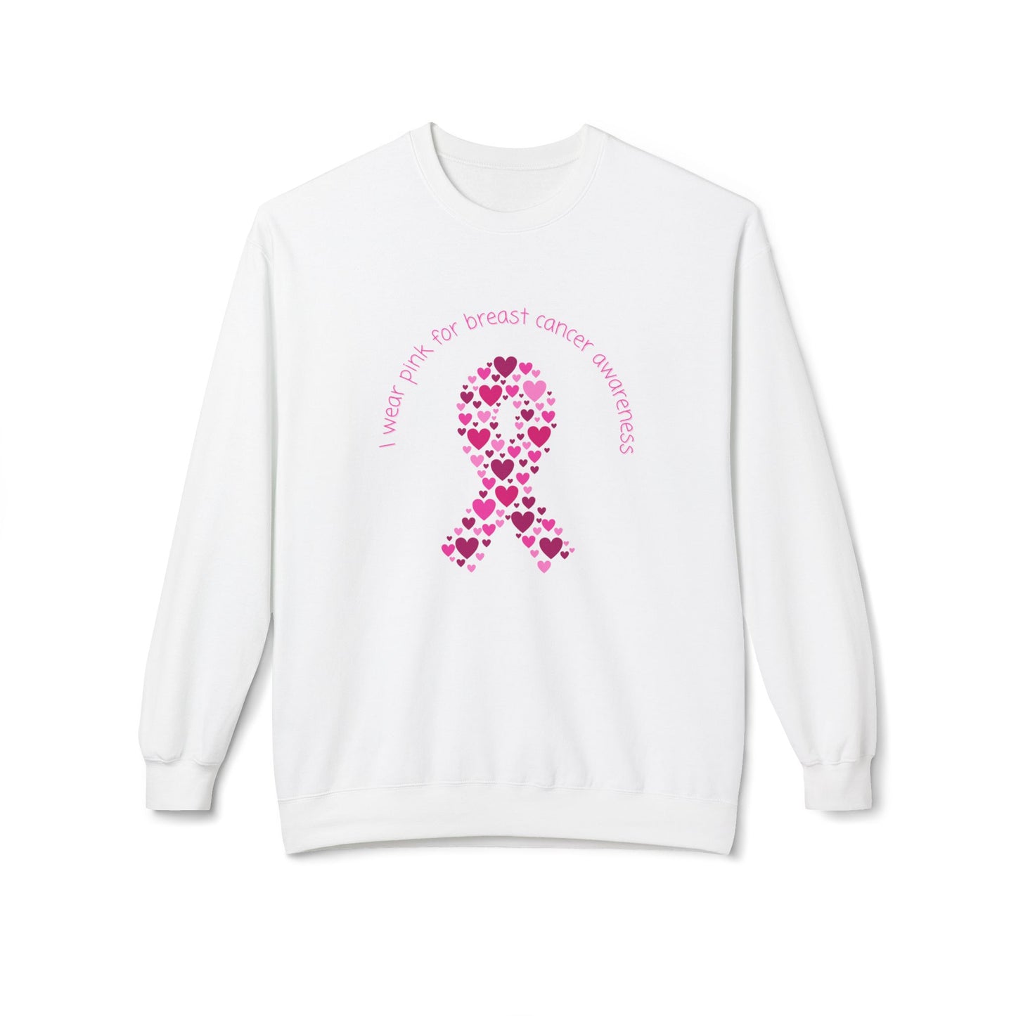 Breast Cancer Awareness Unisex Midweight Softstyle Fleece Crewneck Sweatshirt