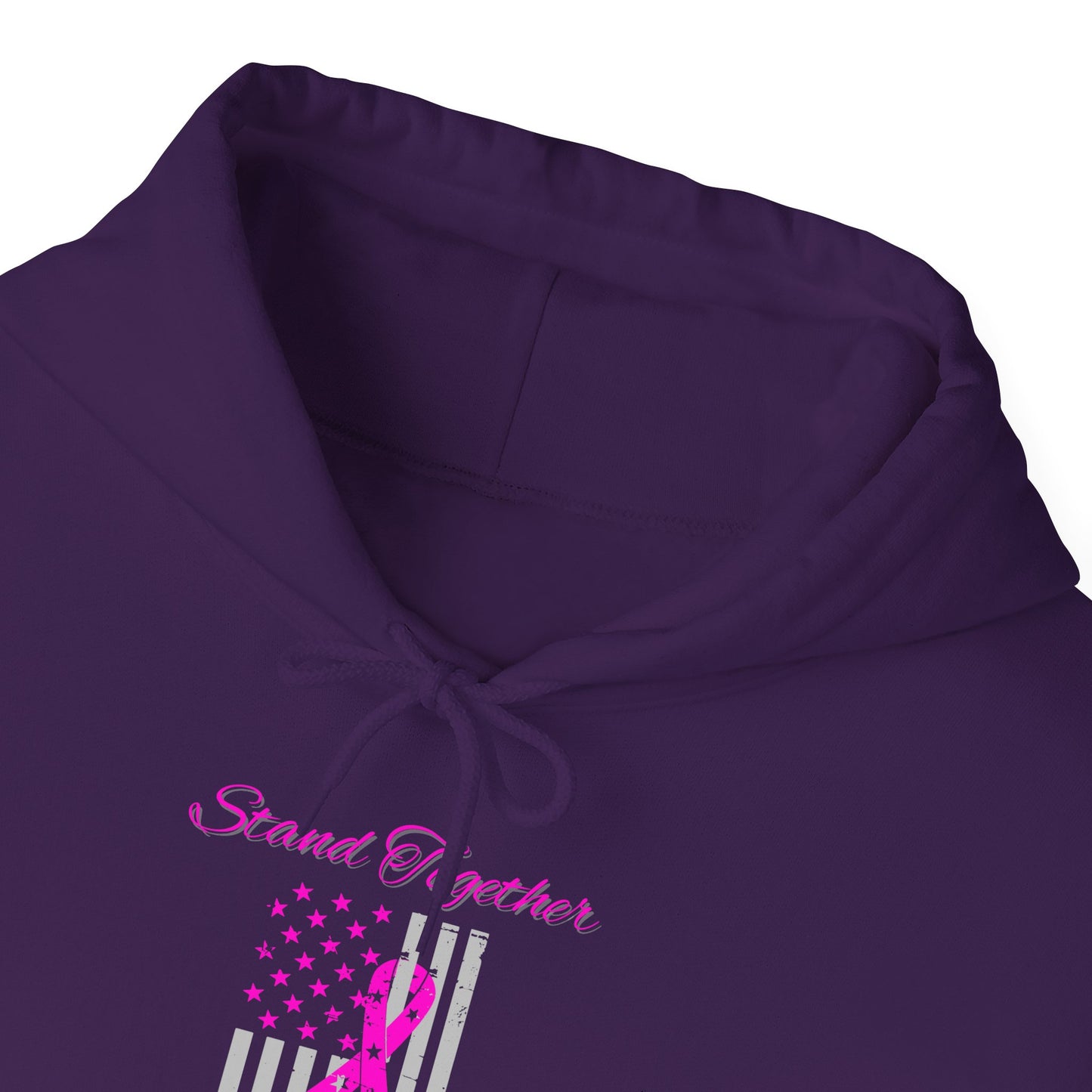 Stand Together Fight Breast Cancer Unisex Heavy Blend™ Hooded Sweatshirt