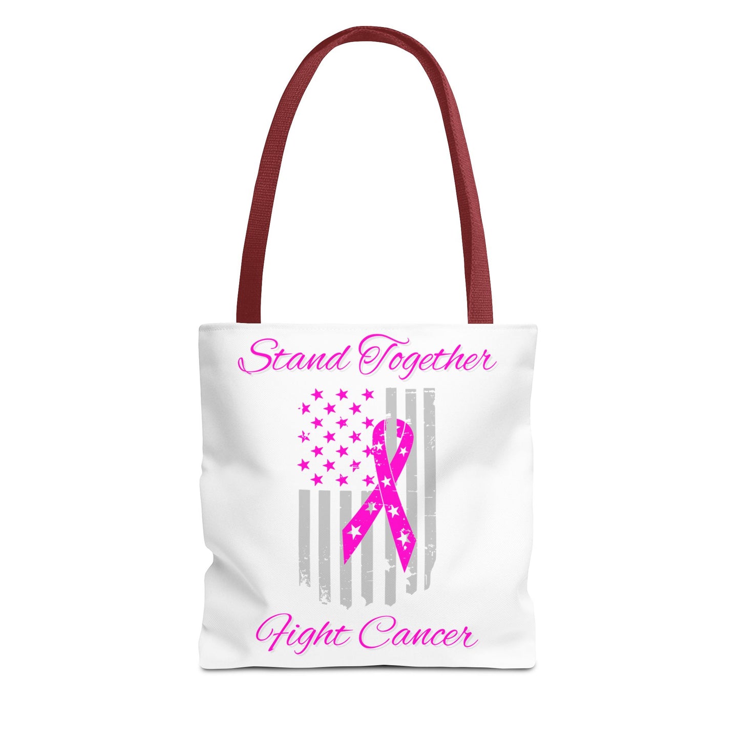 Stand Together Fight Breast Cancer Tote Bag (AOP)