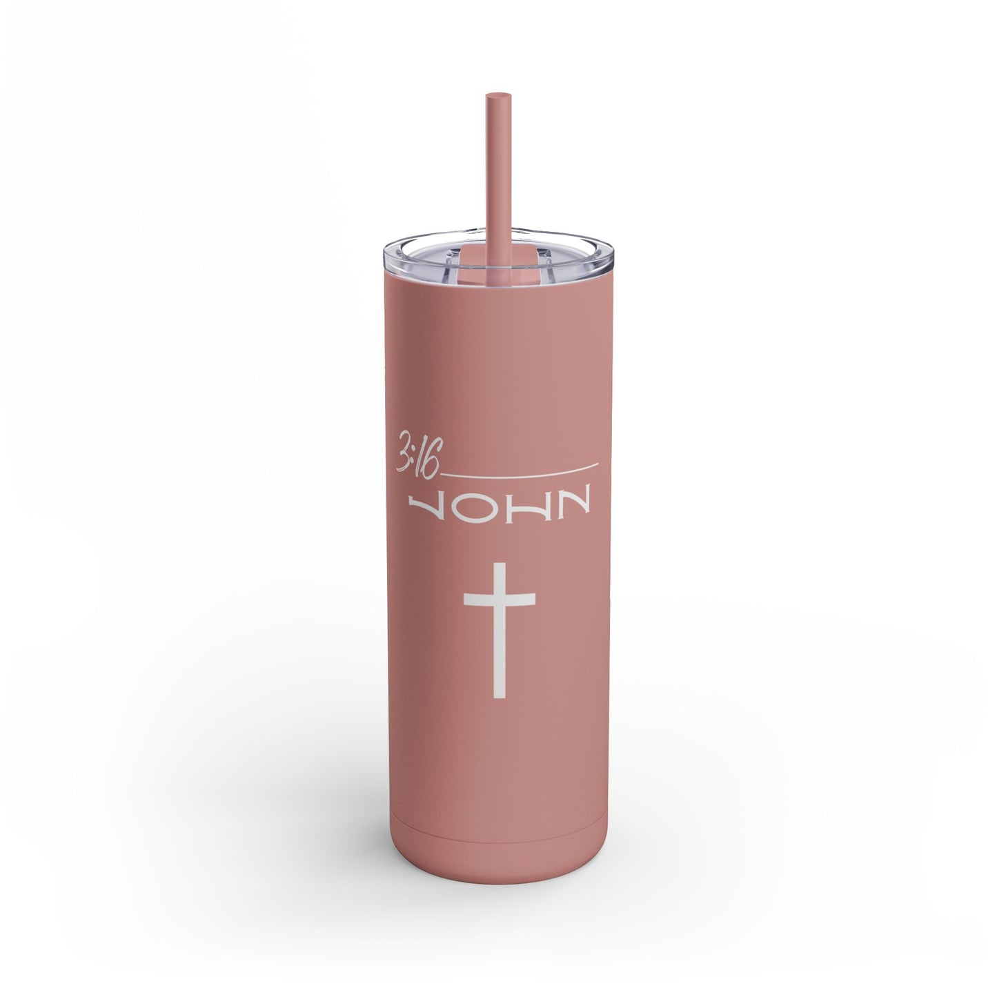 John 3:16 Maars Maker Skinny Matte Tumbler, 20oz