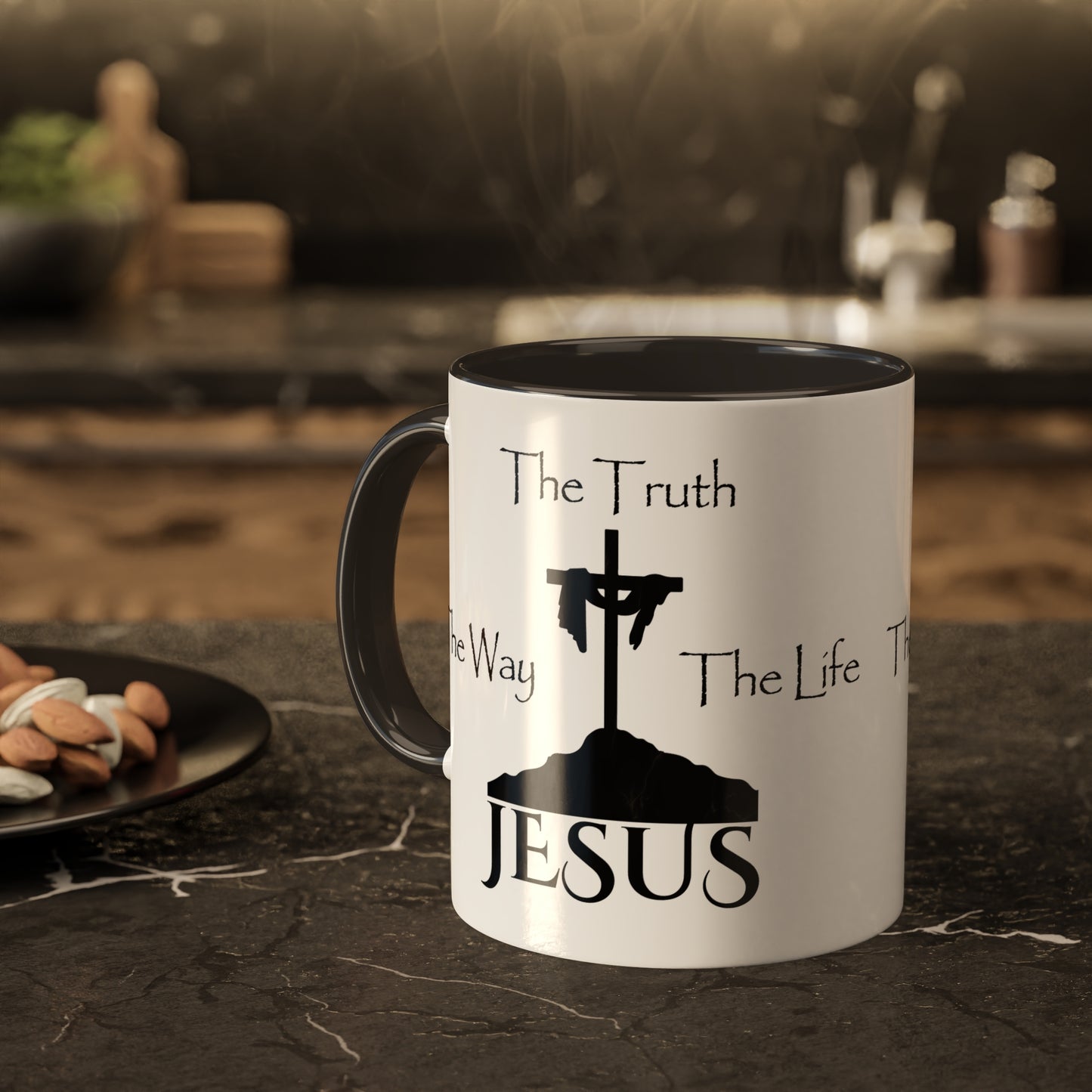 Jesus The Way The Truth The Life Colorful Mugs, 11oz