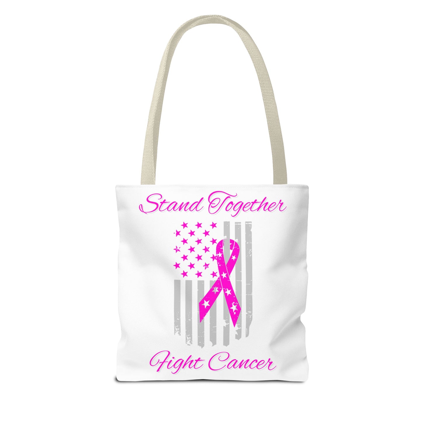 Stand Together Fight Breast Cancer Tote Bag (AOP)