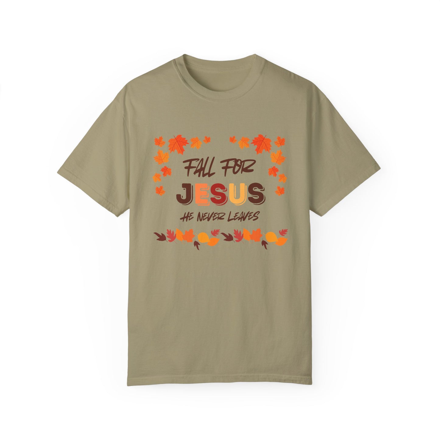 Fall For Jesus Harvest Unisex Garment-Dyed T-shirt