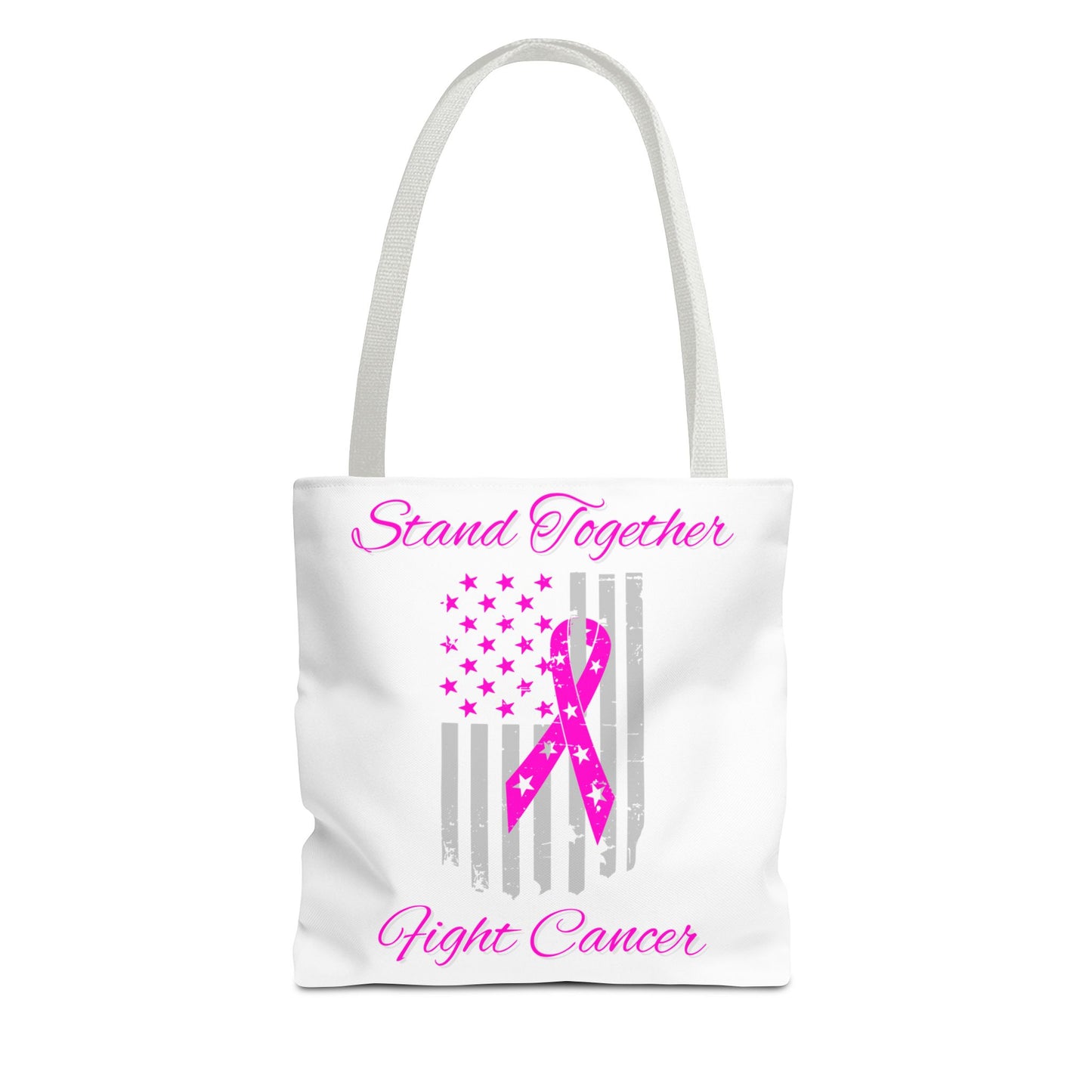 Stand Together Fight Breast Cancer Tote Bag (AOP)