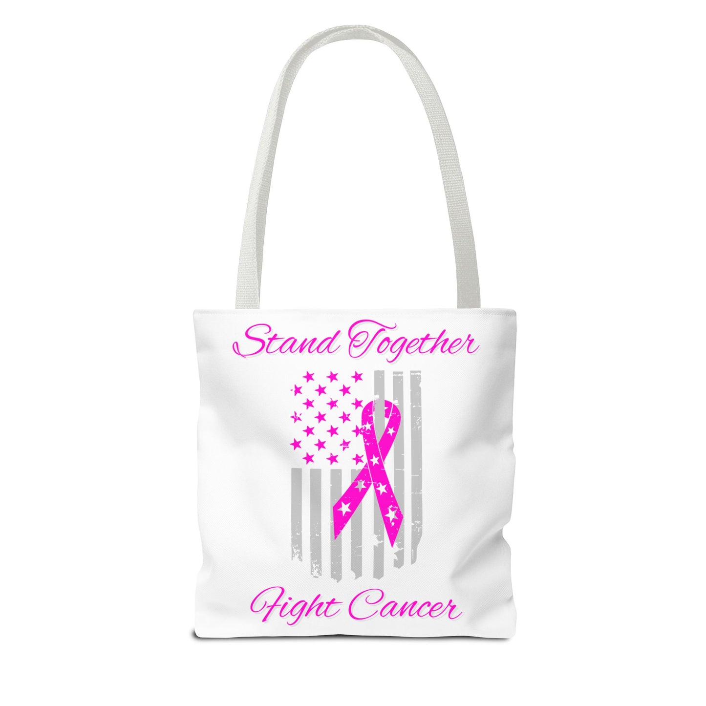 Stand Together Fight Breast Cancer Tote Bag (AOP)