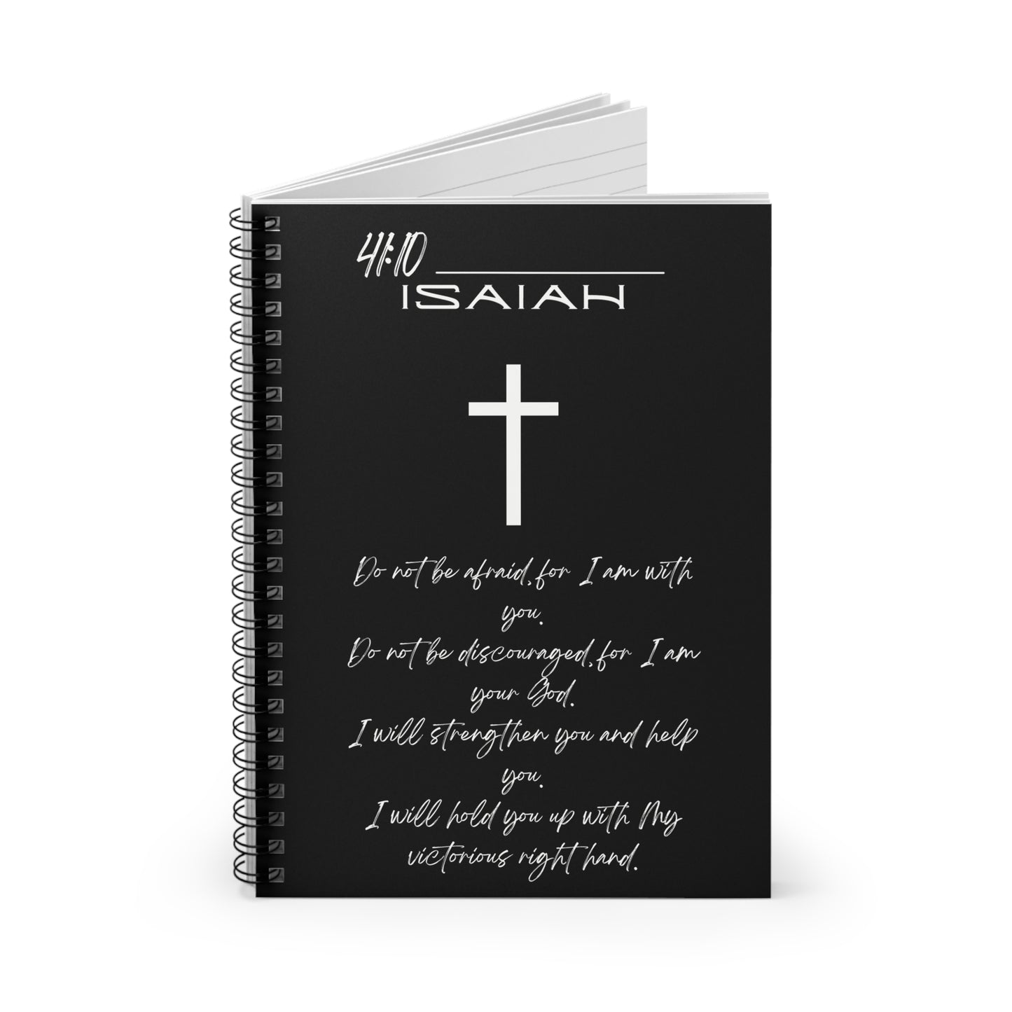 Isaiah 41:10 Spiral Notebook - Ruled Line