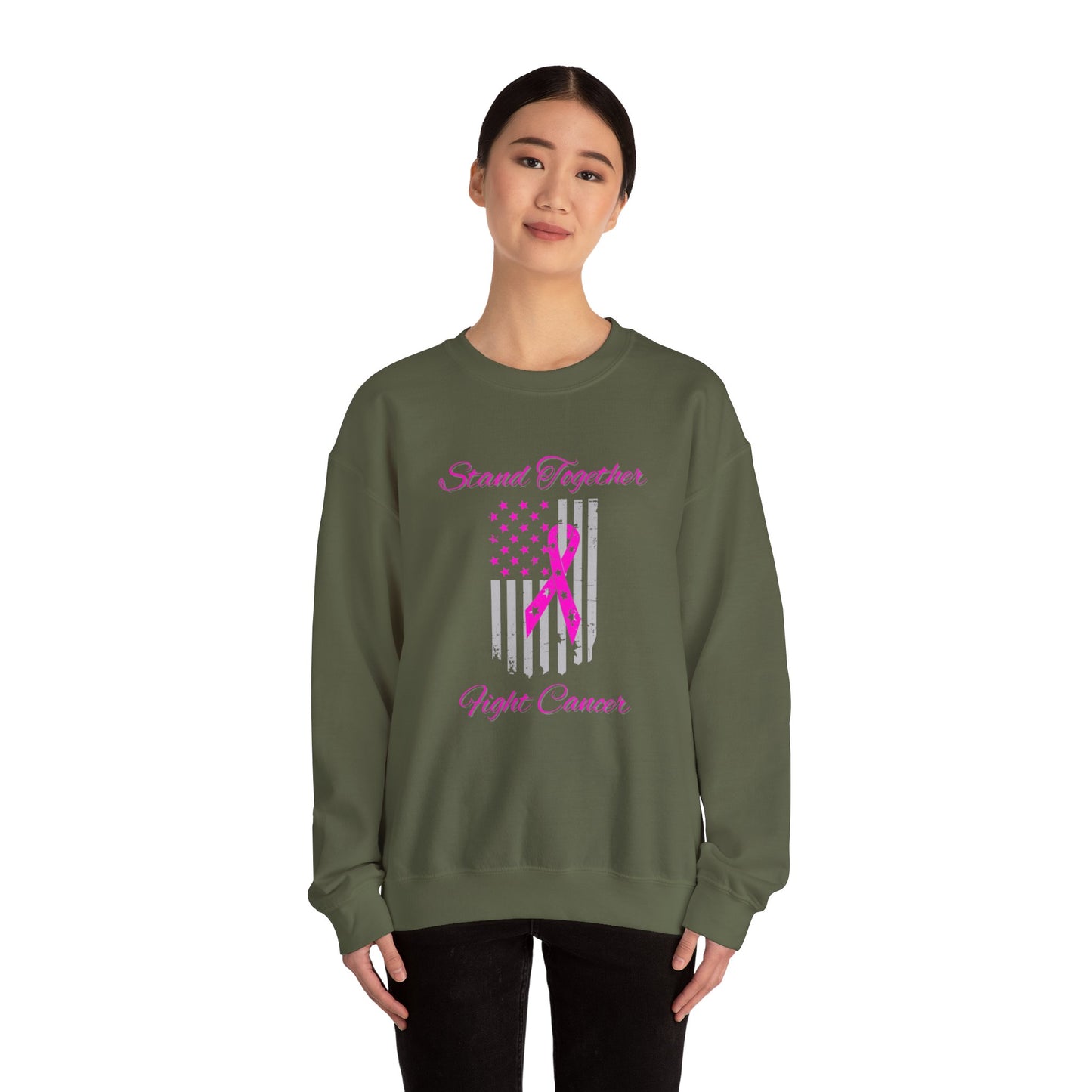 Stand Together Fight Breast Cancer Unisex Heavy Blend™ Crewneck Sweatshirt