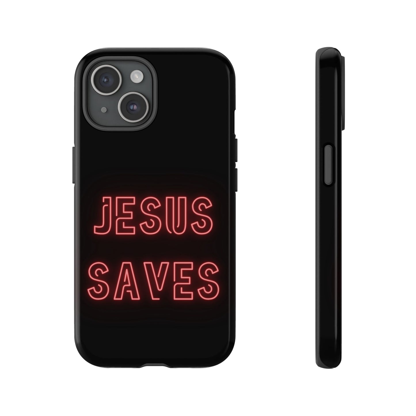 Jesus Saves Neon Signage Tough Cases Iphone Samsung Google