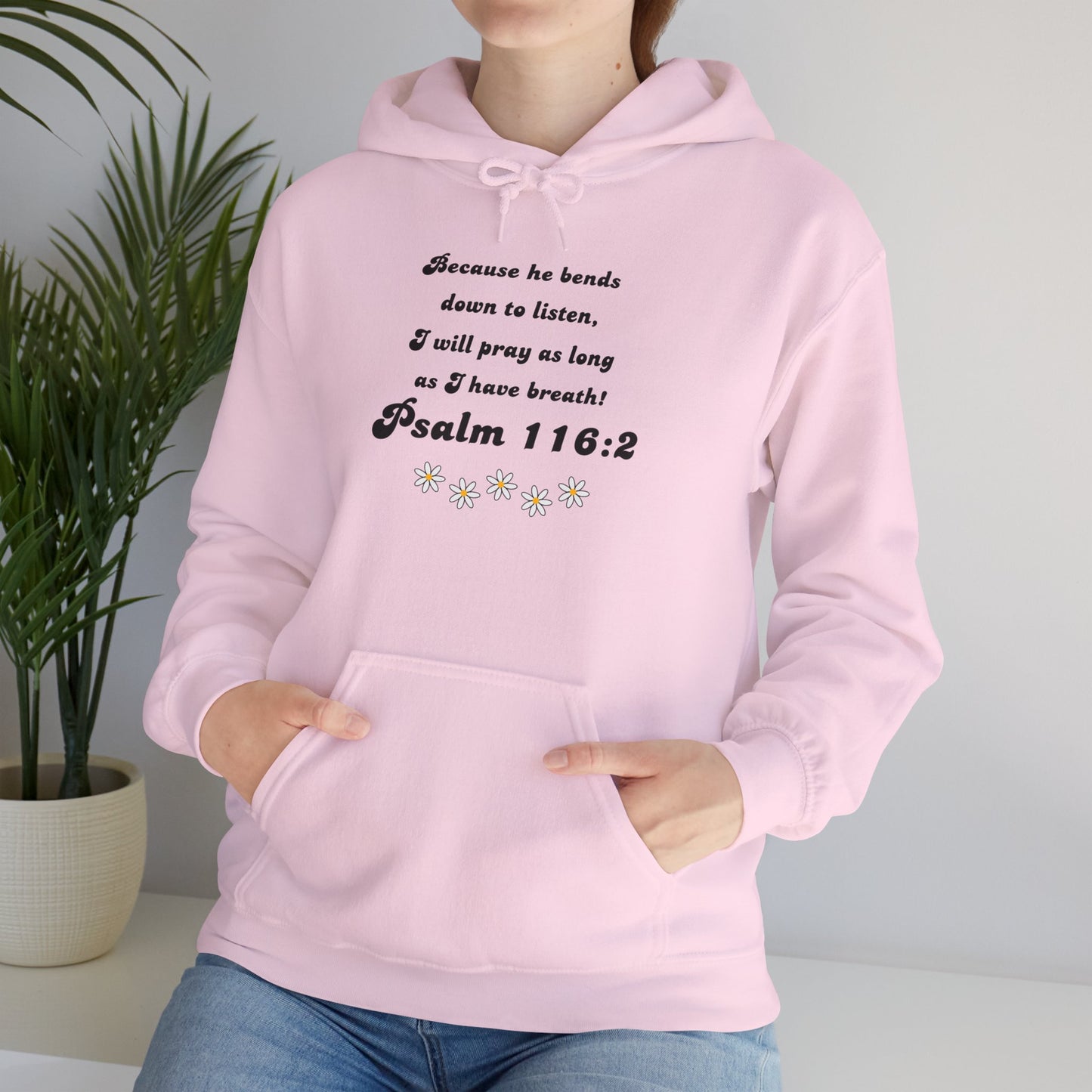 Psalm 116:2 Unisex Heavy Blend™ Hooded Sweatshirt