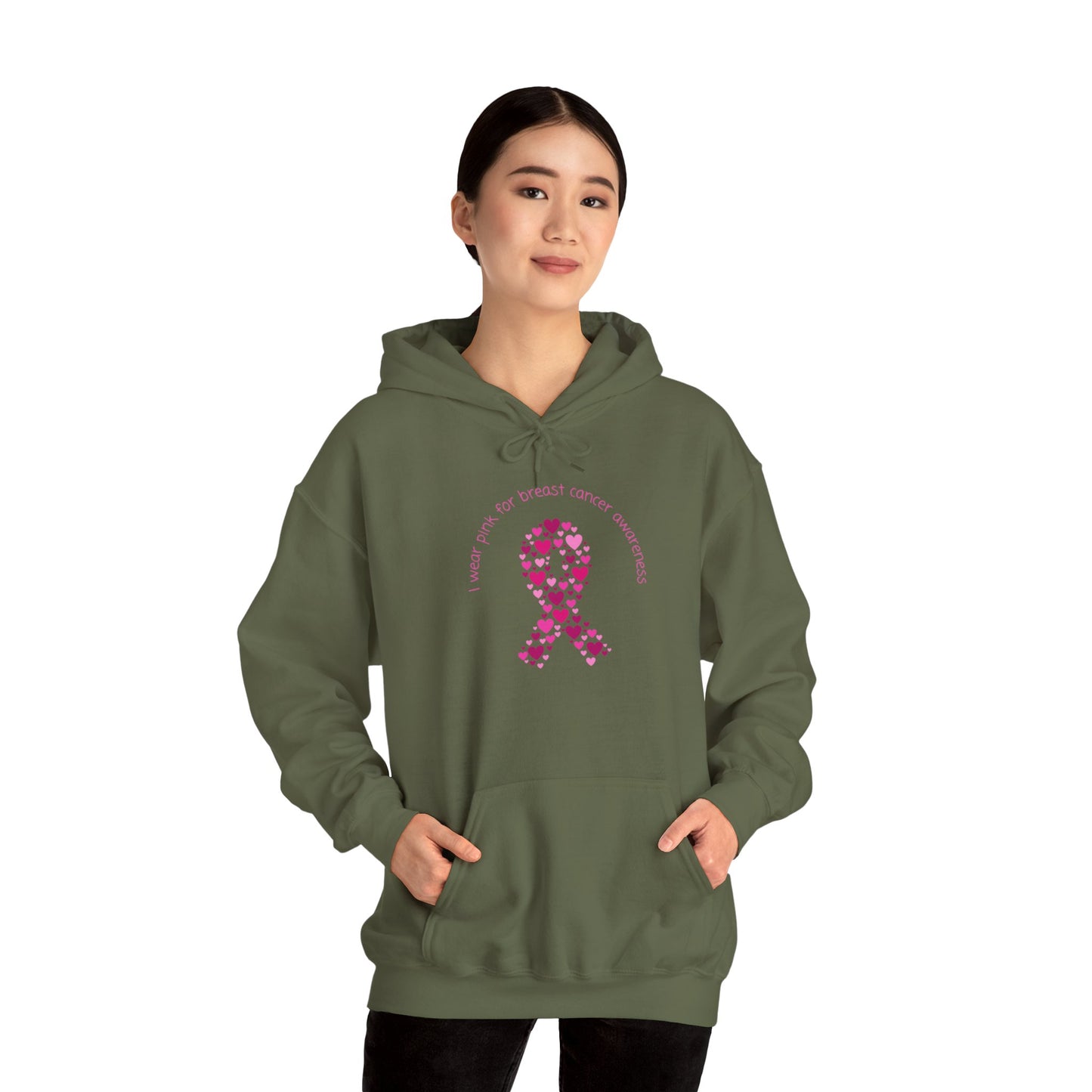 Breast Cancer Awareness Unisex Heavy Blend™ Hooded Sweatshirt