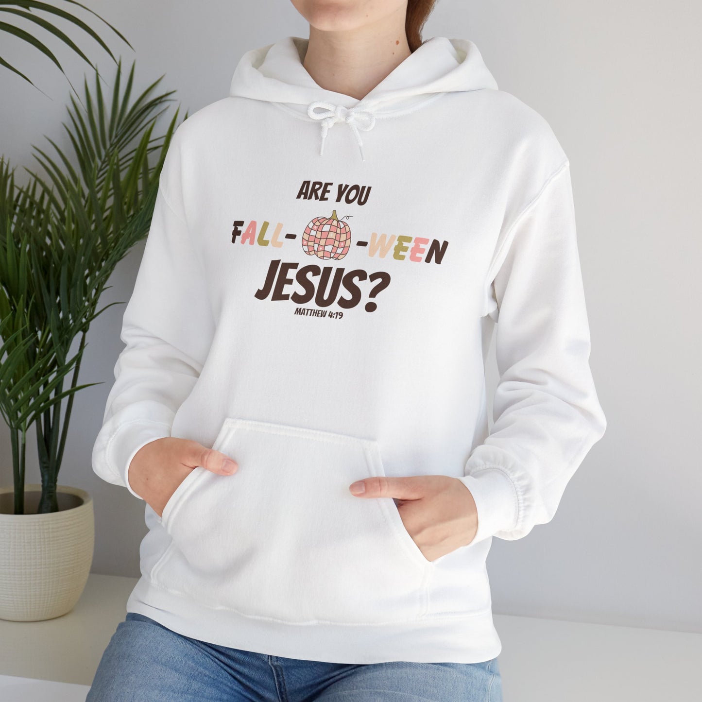 Are You Fall-O-Ween Jesus? Unisex Heavy Blend™ Hooded Sweatshirt