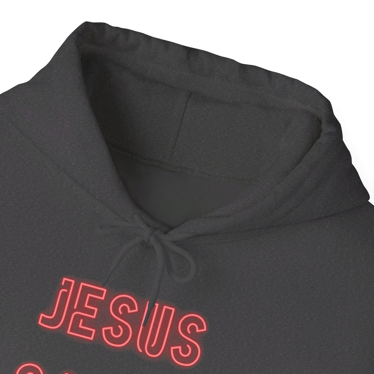 Jesus Saves Neon Signage Unisex Heavy Blend™ Hooded Sweatshirt