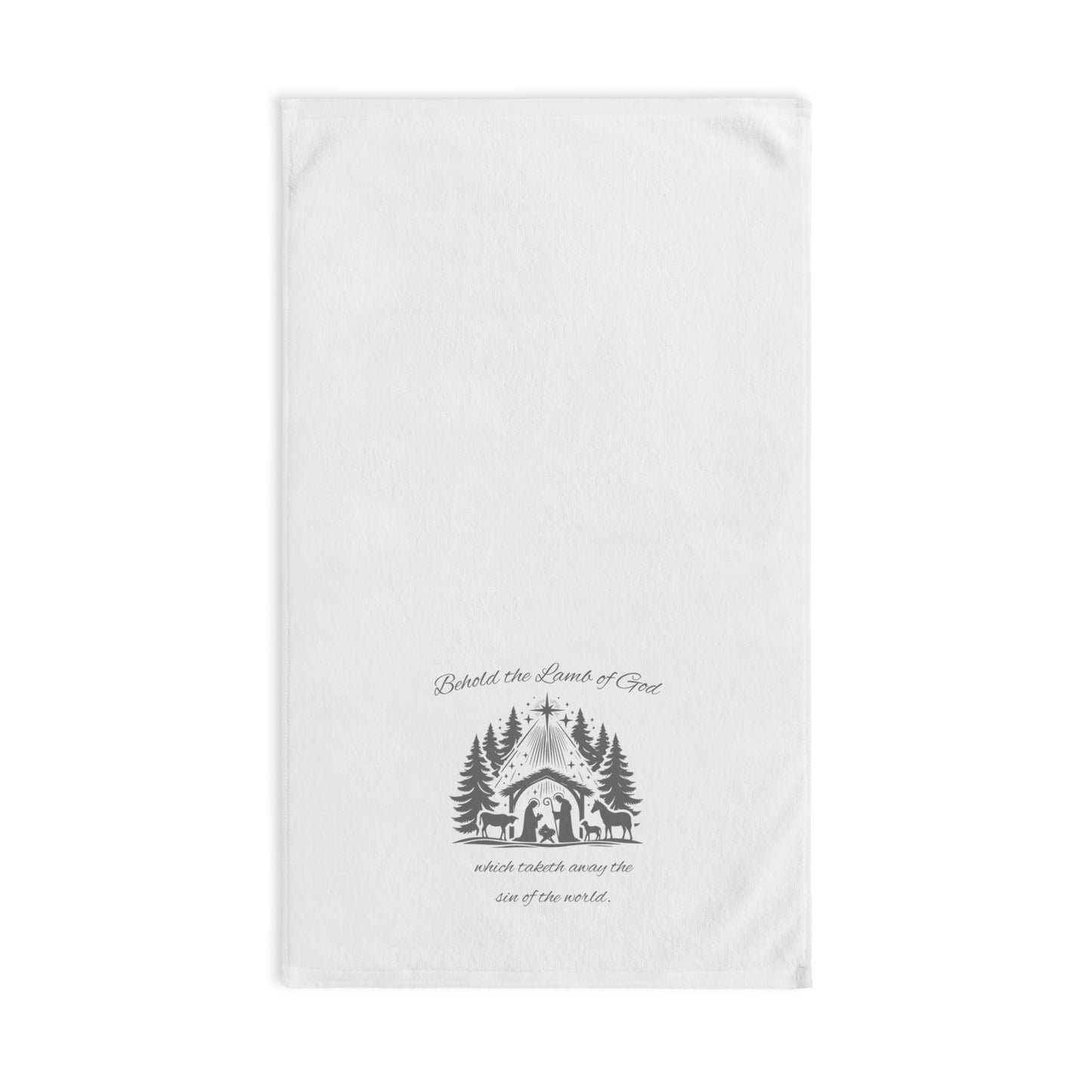 Christmas Nativity Hand Towel