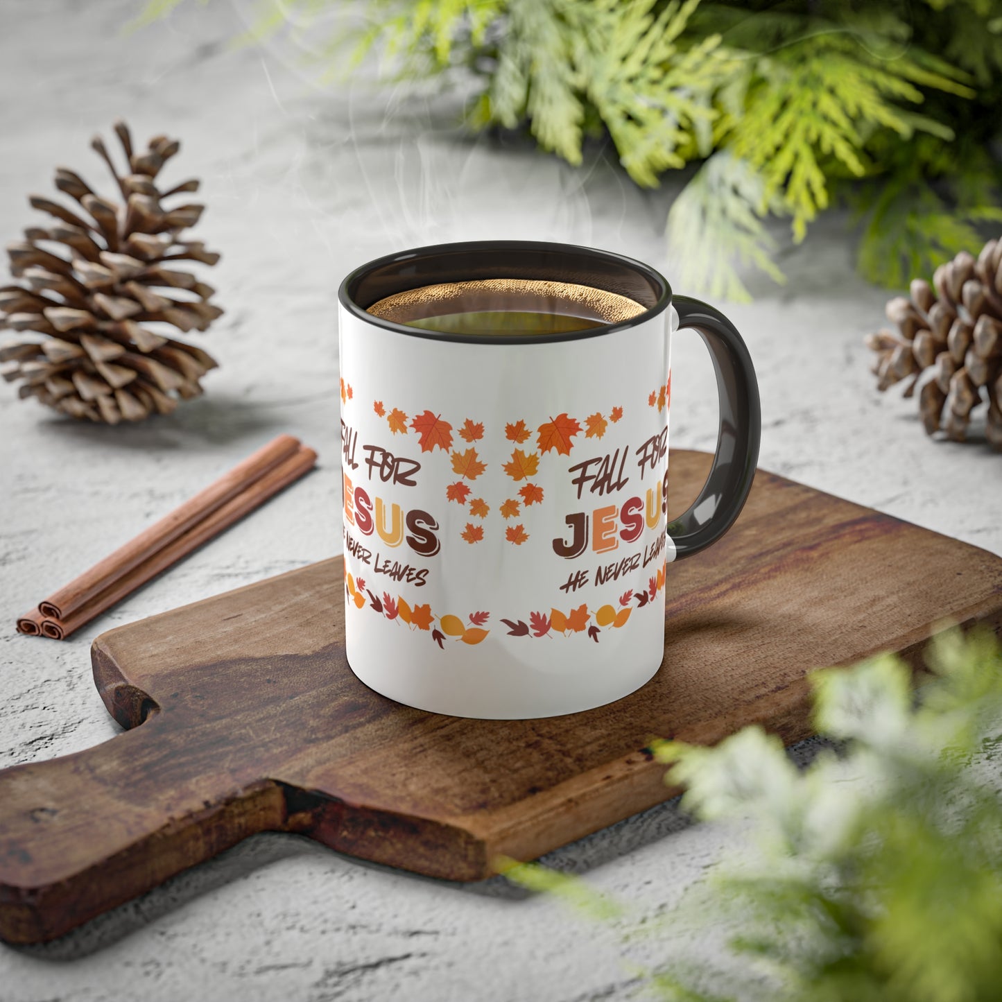 Fall For Jesus Harvest Colorful Mugs, 11oz