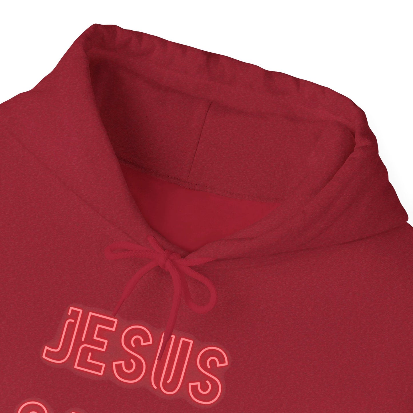 Jesus Saves Neon Signage Unisex Heavy Blend™ Hooded Sweatshirt