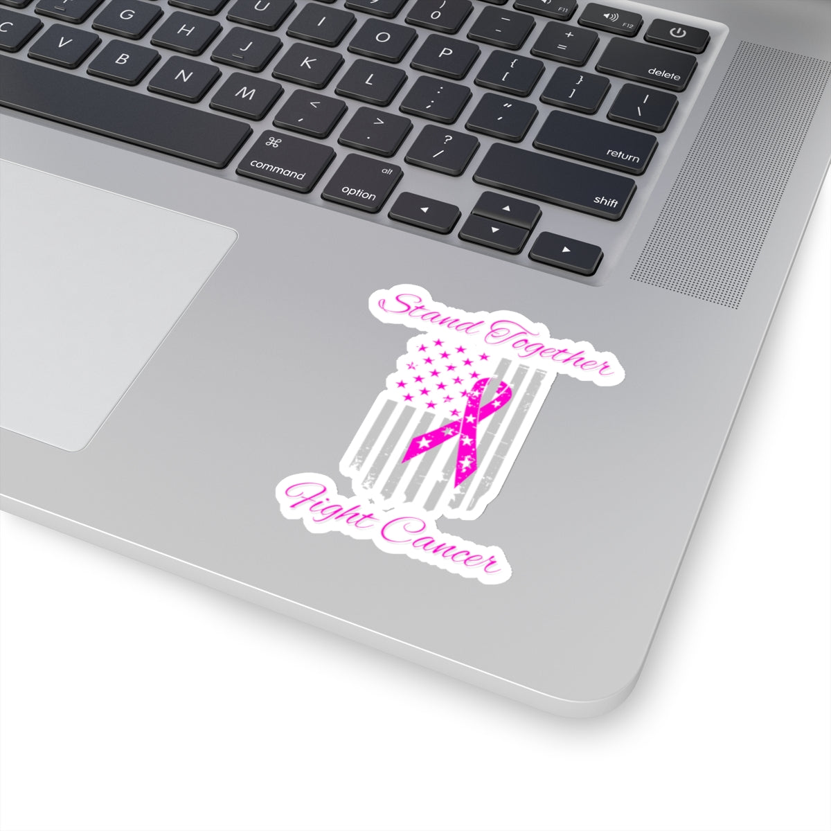 Stand Together Fight Breast Cancer Kiss-Cut Stickers