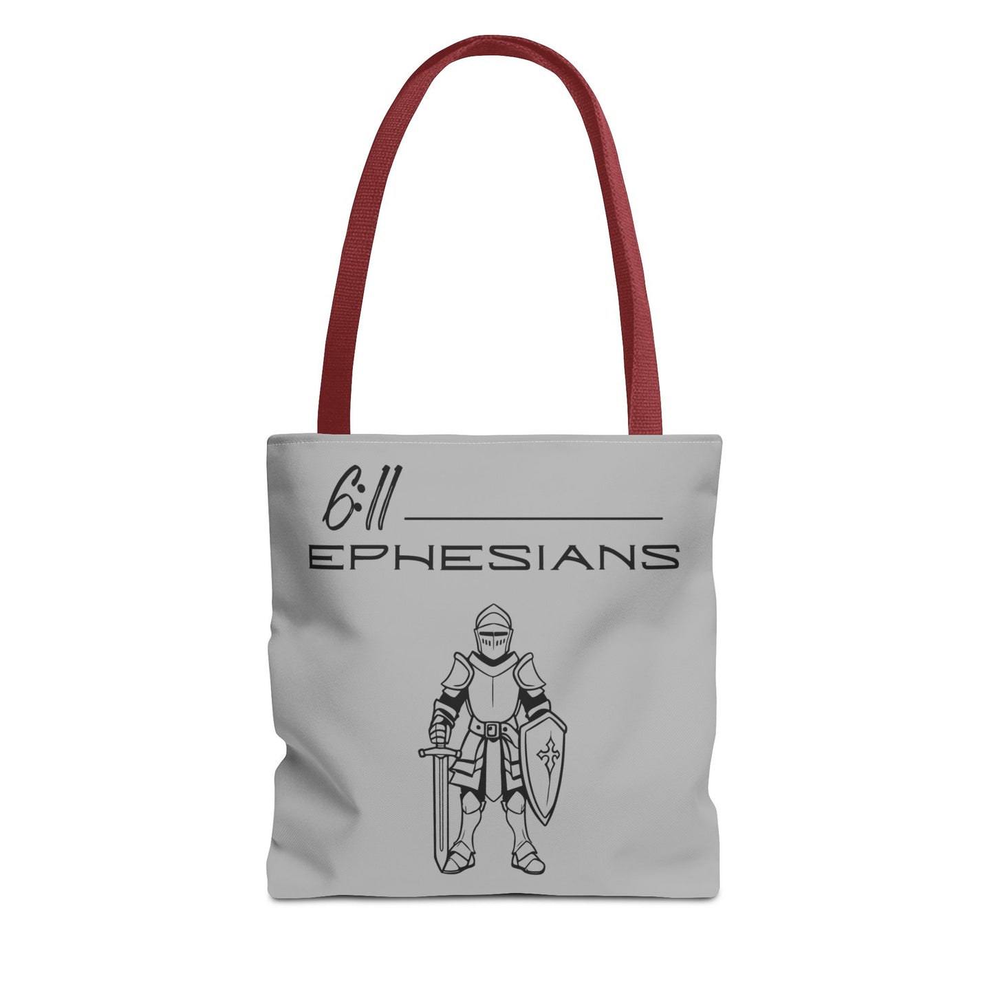 Ephesians 6:11 Full Armor of God Tote Bag (AOP)