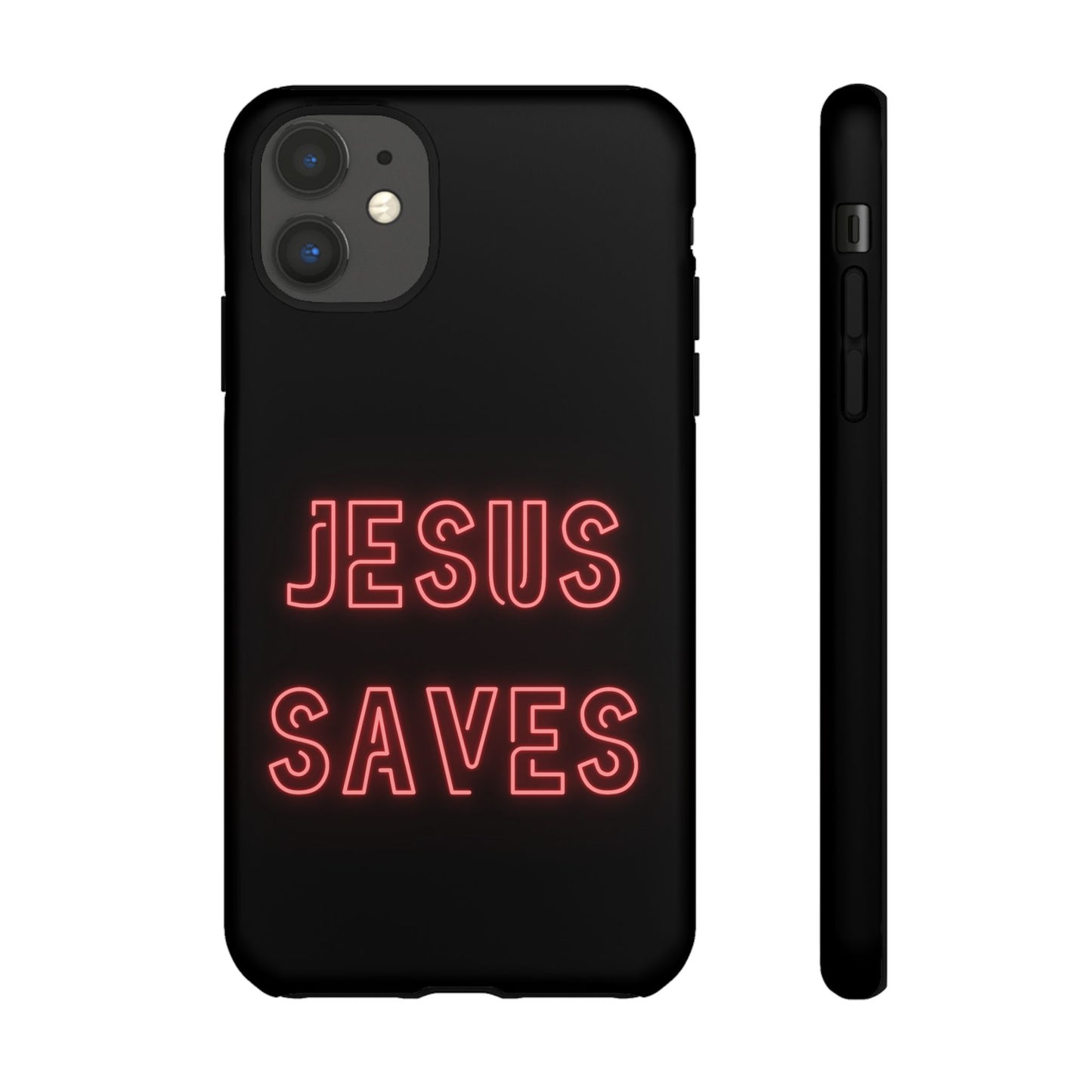 Jesus Saves Neon Signage Tough Cases Iphone Samsung Google