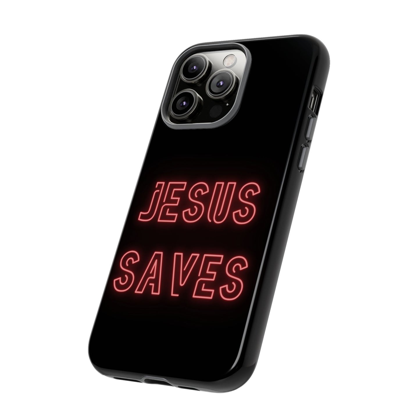 Jesus Saves Neon Signage Tough Cases Iphone Samsung Google